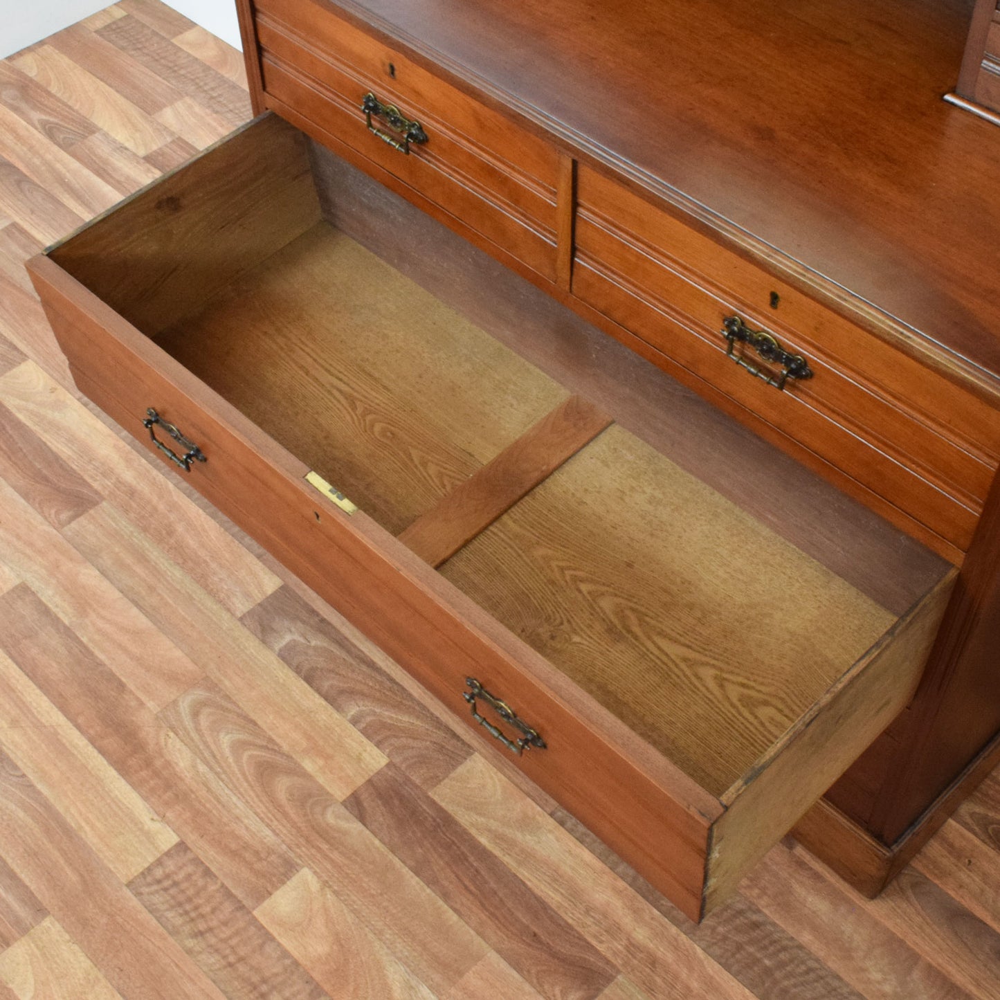 Carved Mahogany Dressing Table