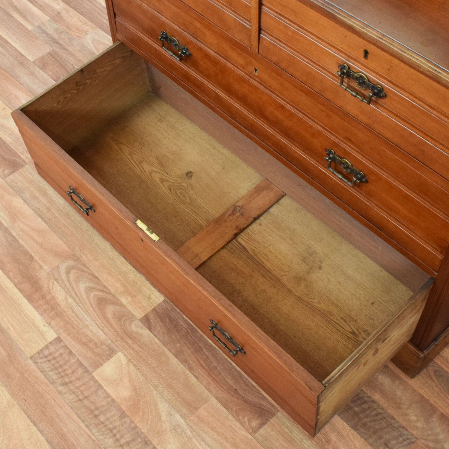 Carved Mahogany Dressing Table
