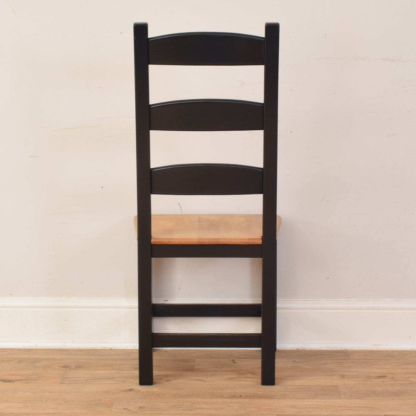 Painted Pine Table And Four Chairs