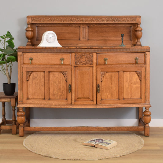 Oak Carved Sideboard