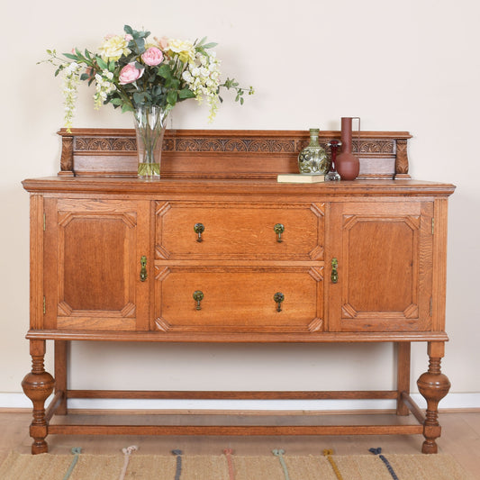 Vintage Oak Sideboard
