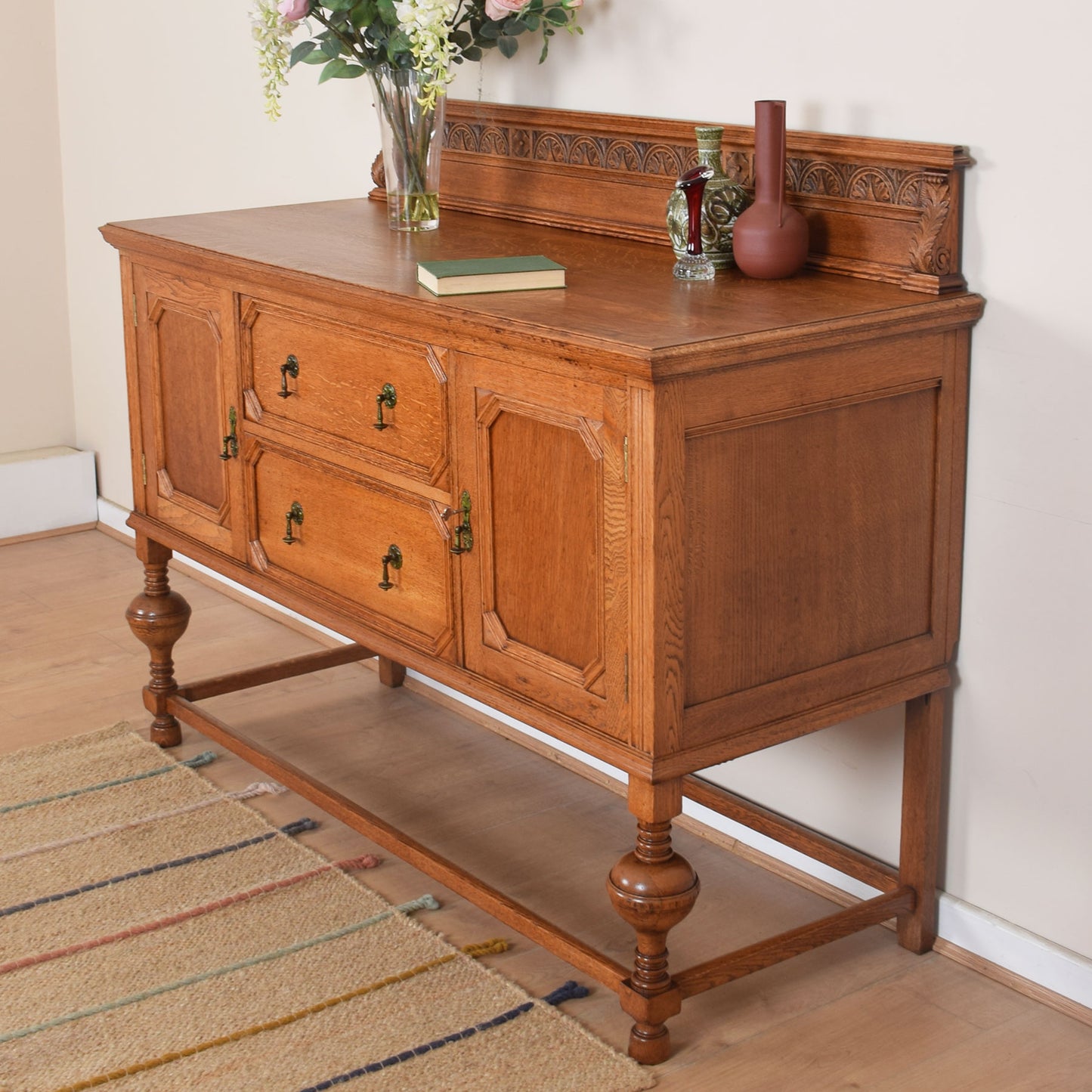 Vintage Oak Sideboard