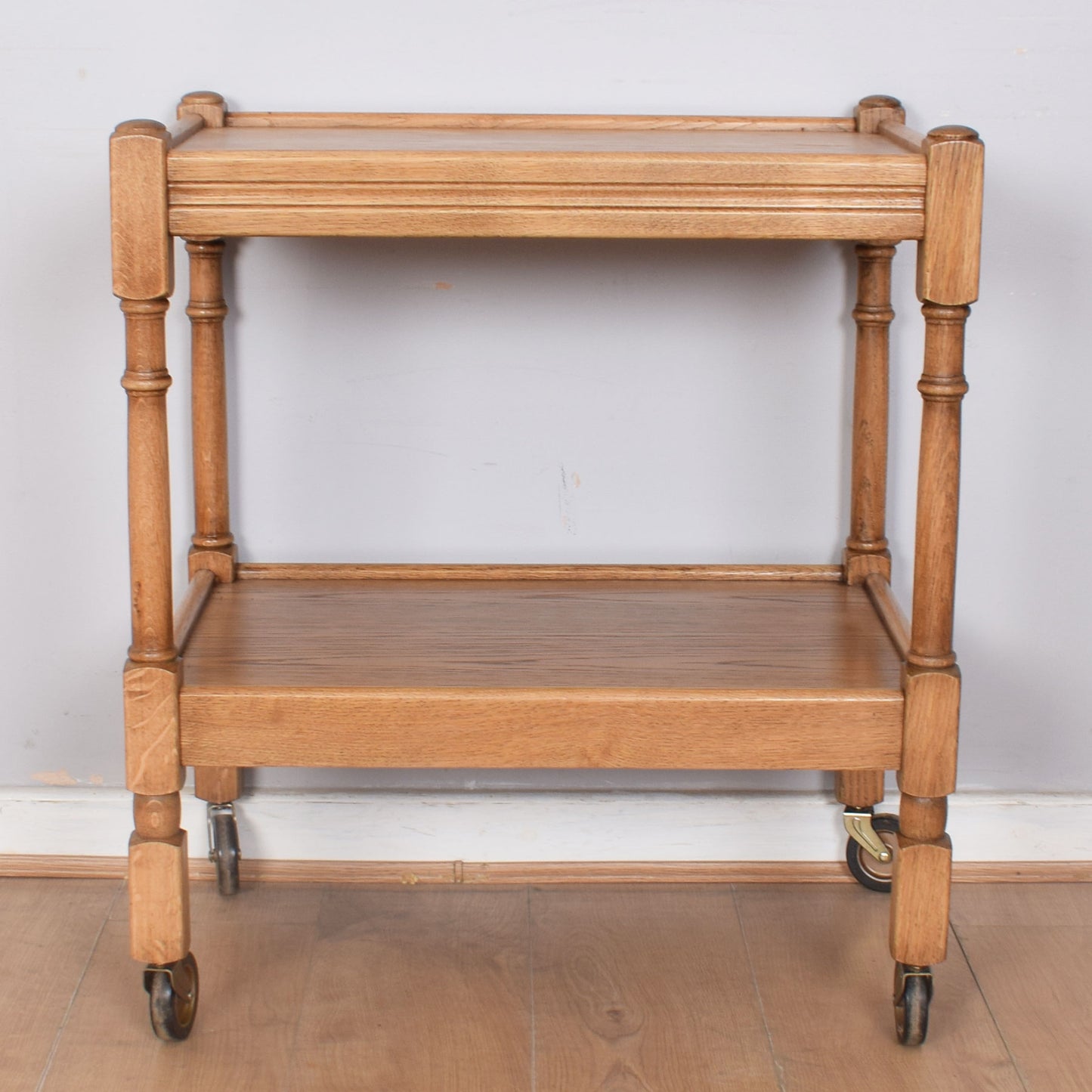 Oak Serving Trolley