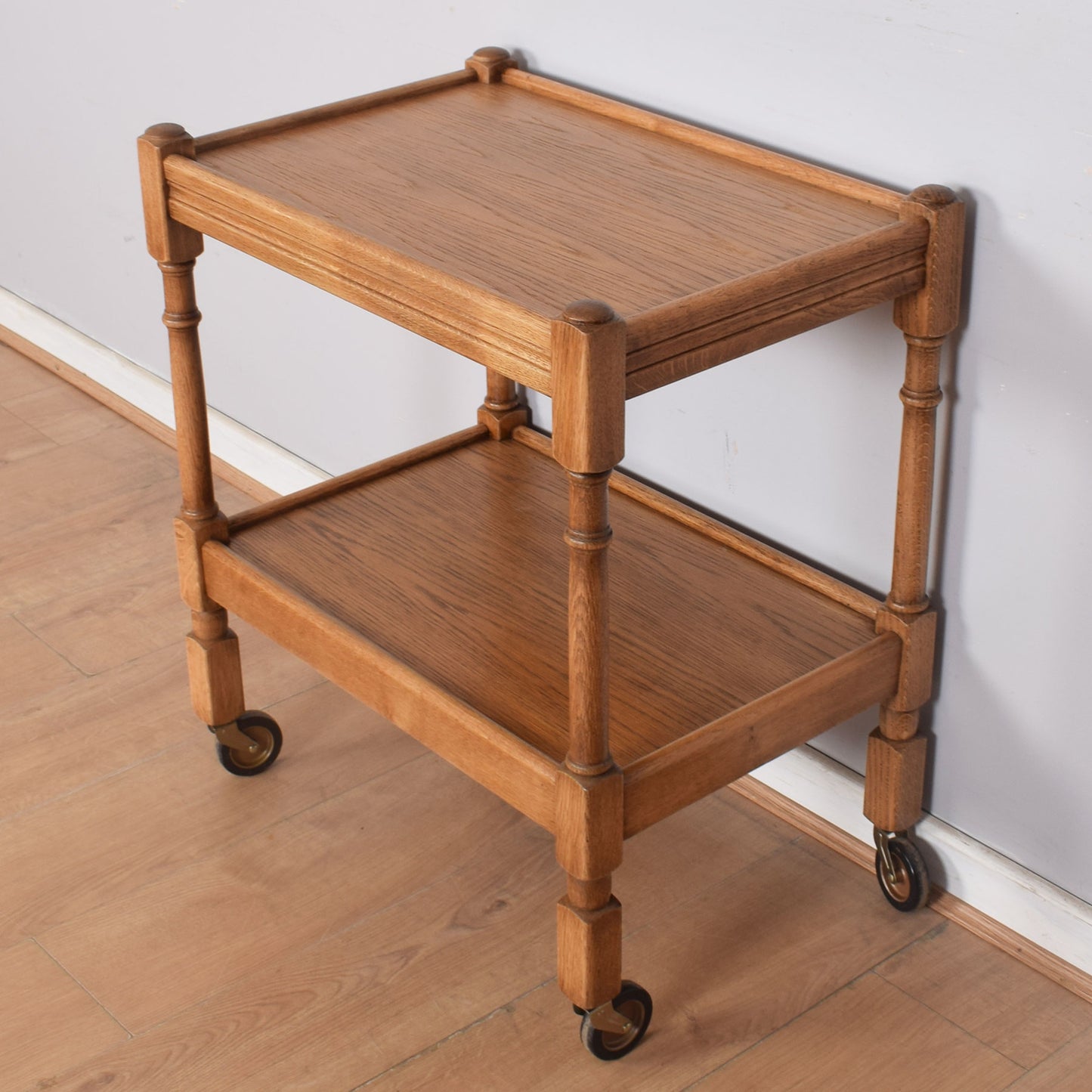 Oak Serving Trolley