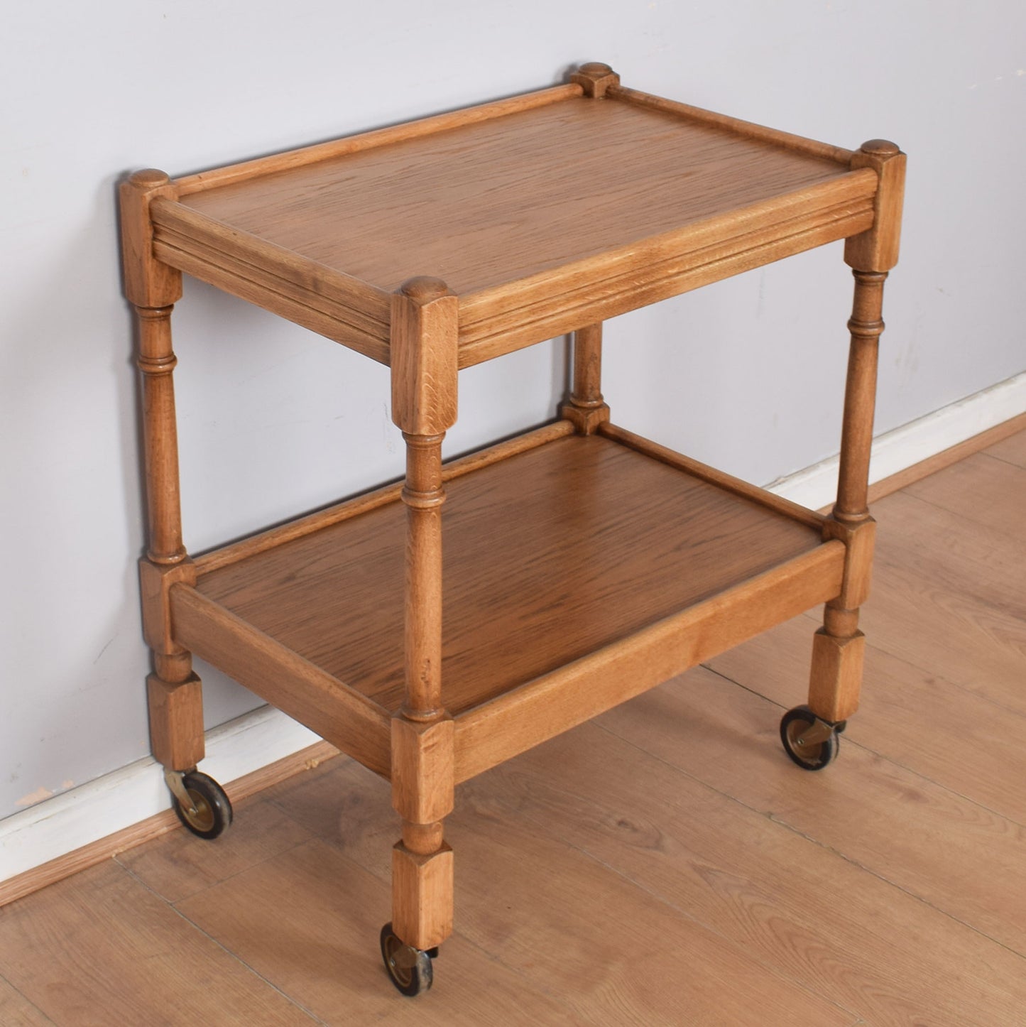 Oak Serving Trolley