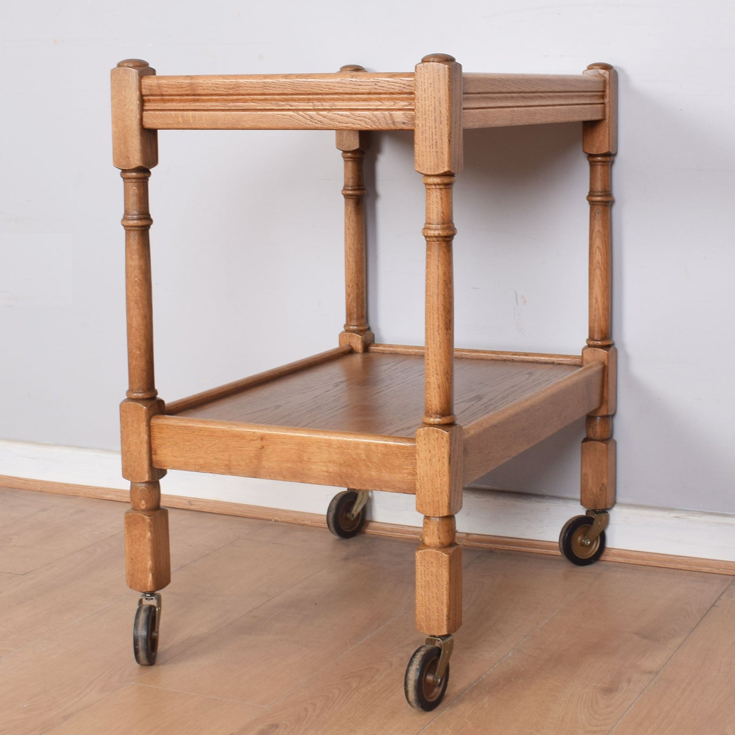 Oak Serving Trolley