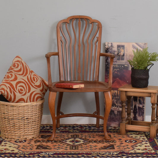 Restored Mahogany Carver Chair
