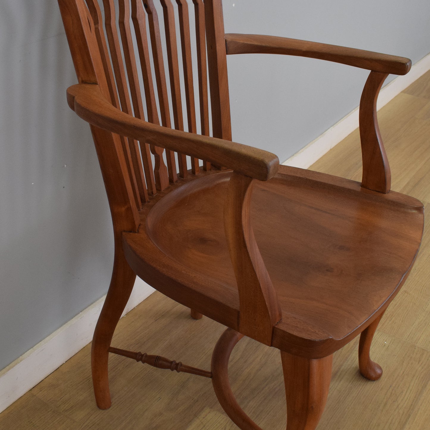 Restored Mahogany Carver Chair