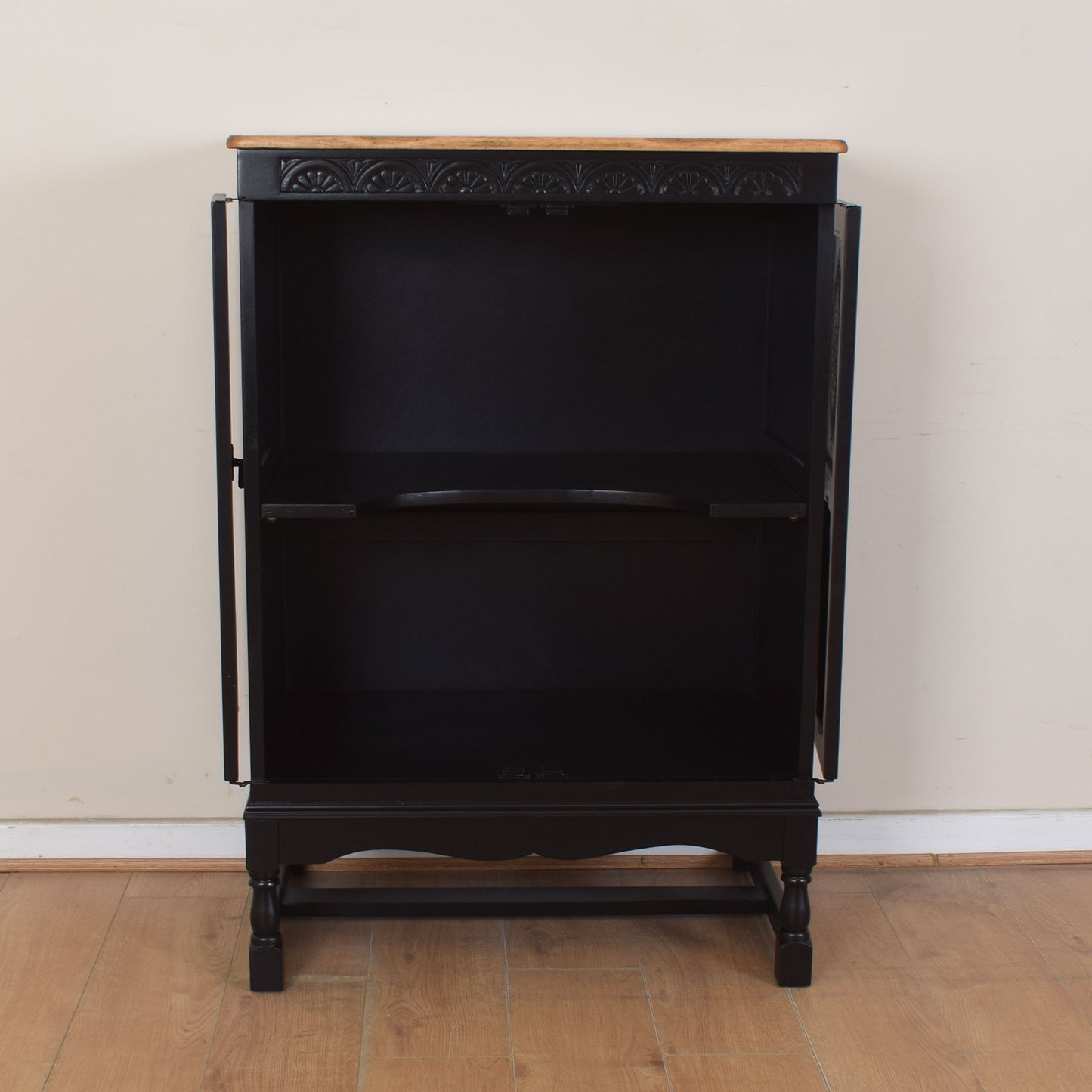 Painted Oak Cabinet