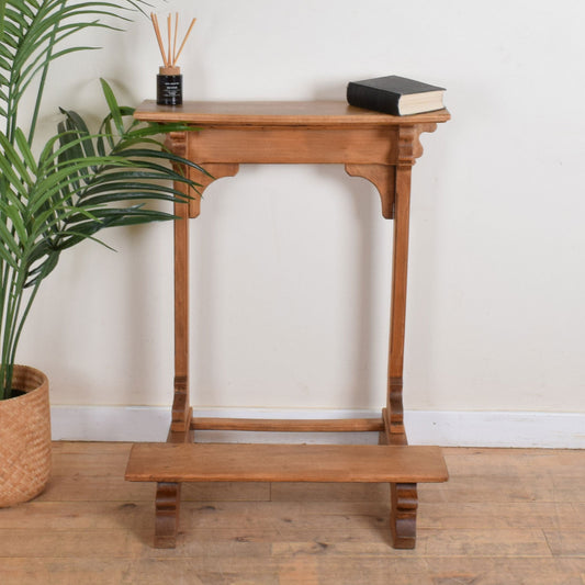 Restored Mahogany Prayer Stand