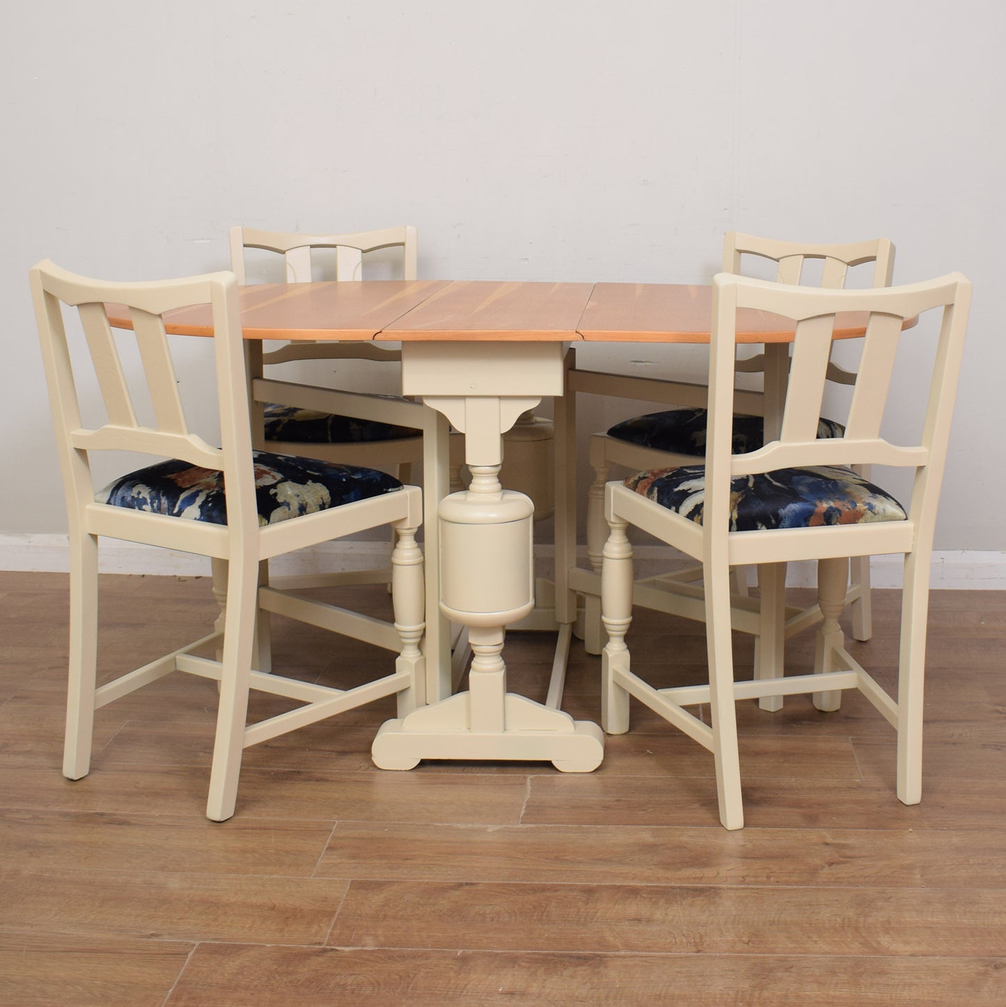 Restored Drop Leaf Table & Chairs