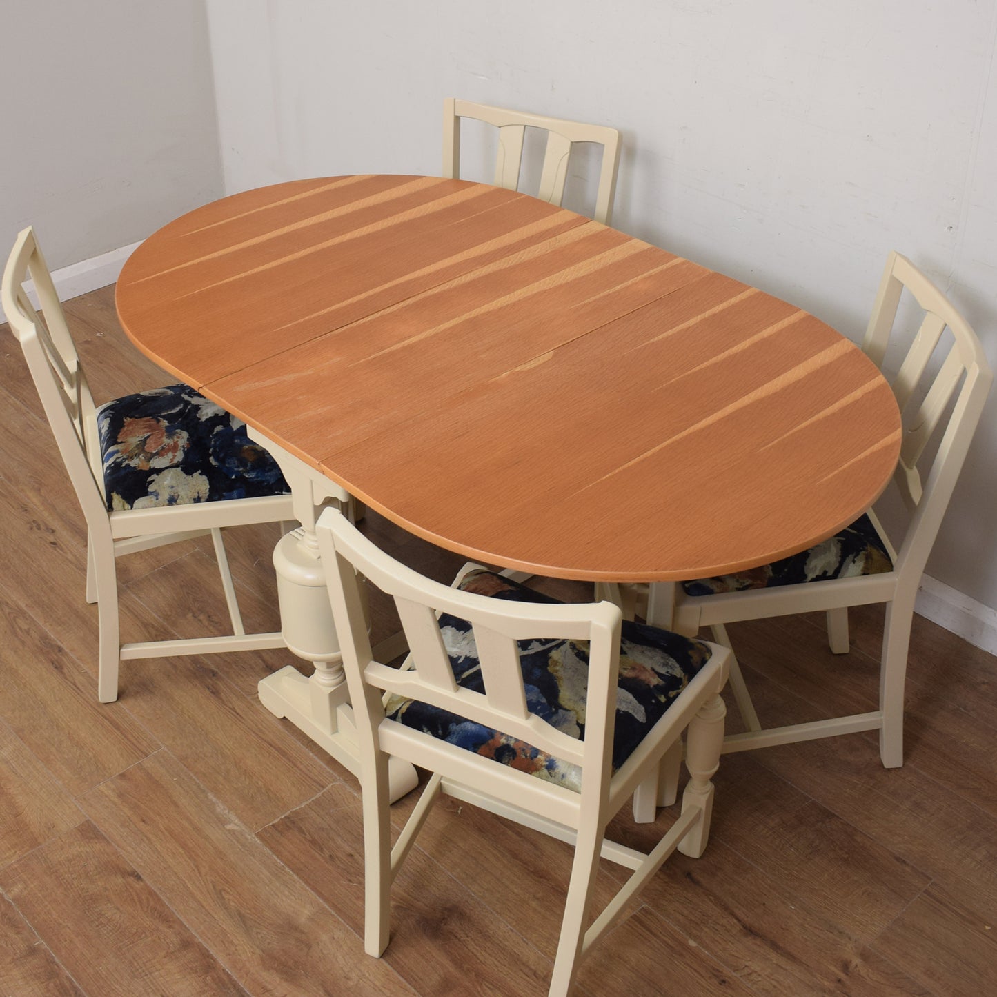 Restored Drop Leaf Table & Chairs