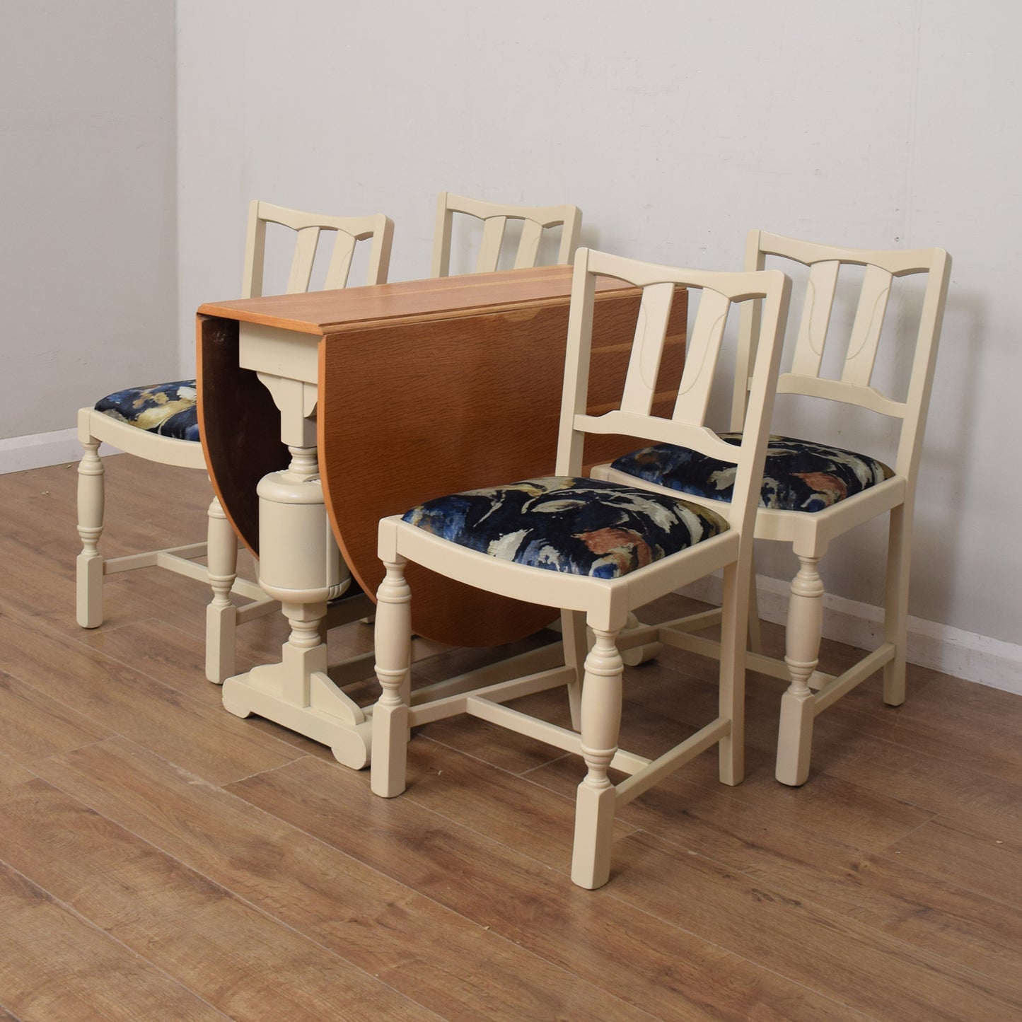 Restored Drop Leaf Table & Chairs