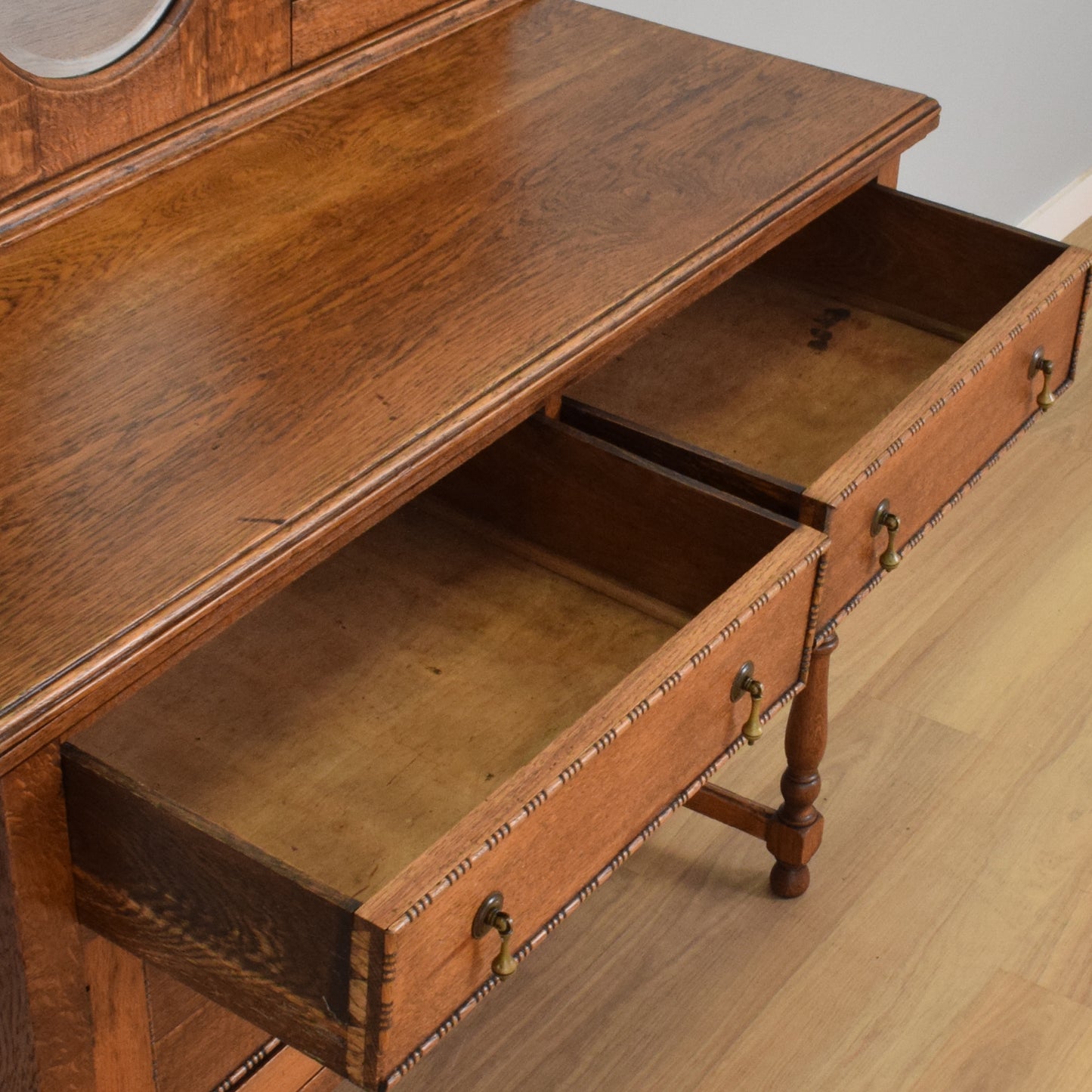 Oak Sideboard with Mirror