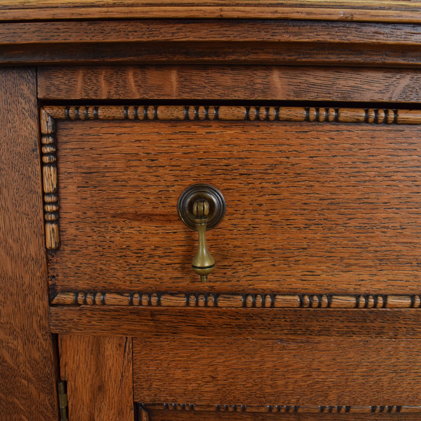 Oak Sideboard with Mirror