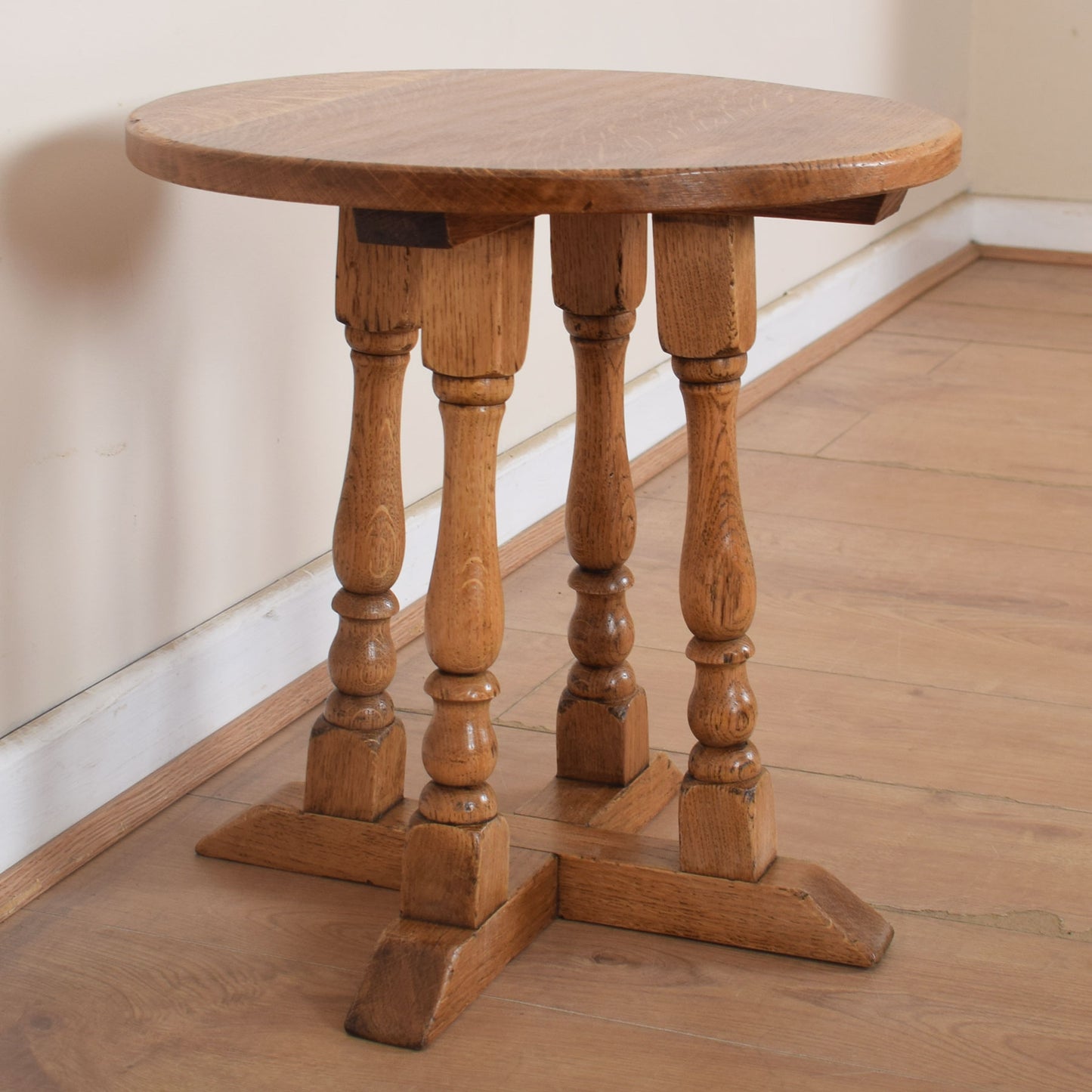 Vintage Oak Side Table