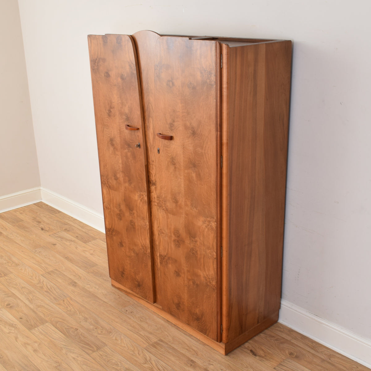 Walnut Veneer Wardrobe