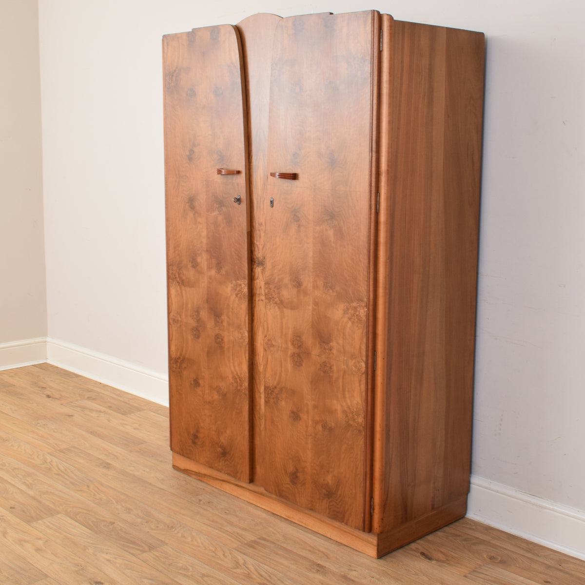 Walnut Veneer Wardrobe
