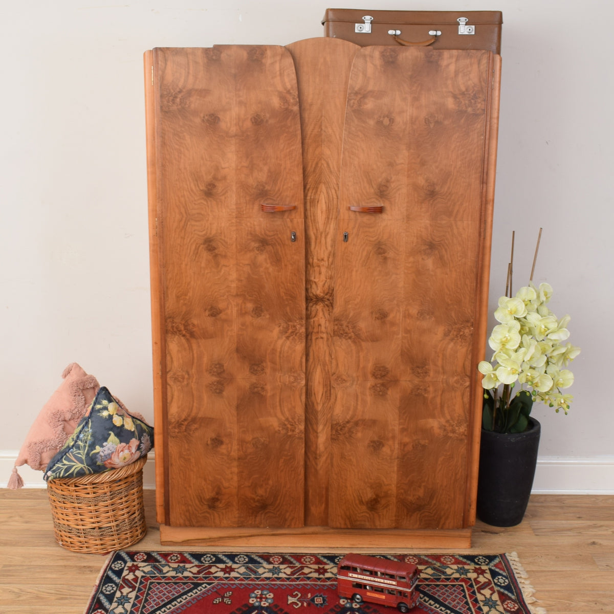 Walnut Veneer Wardrobe