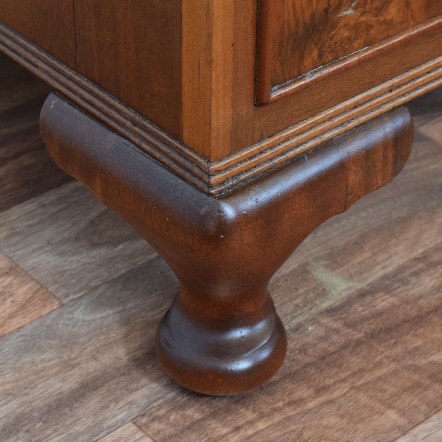 Leather Top Pedestal Desk