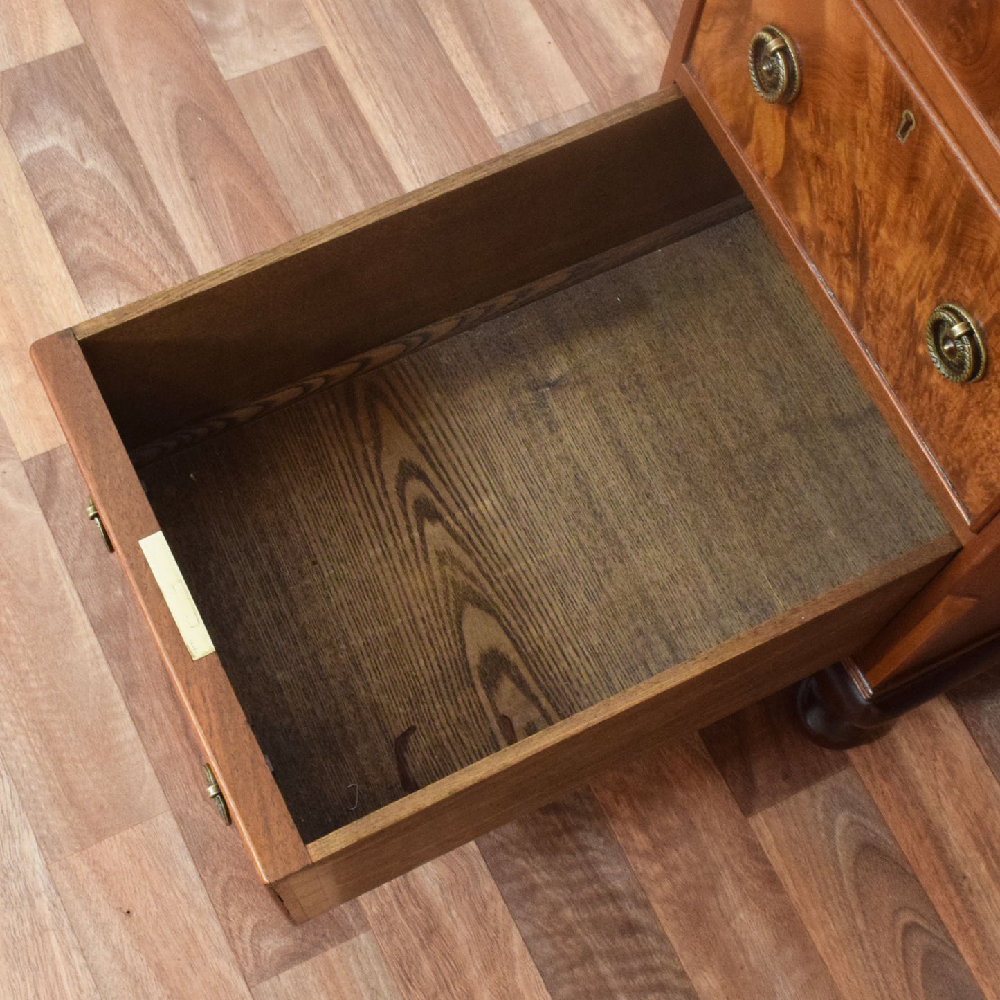 Leather Top Pedestal Desk