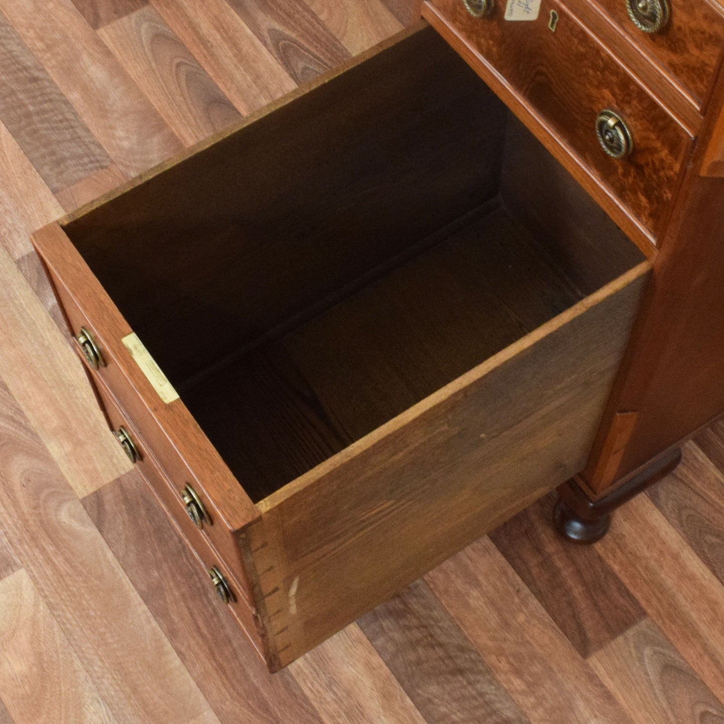 Leather Top Pedestal Desk