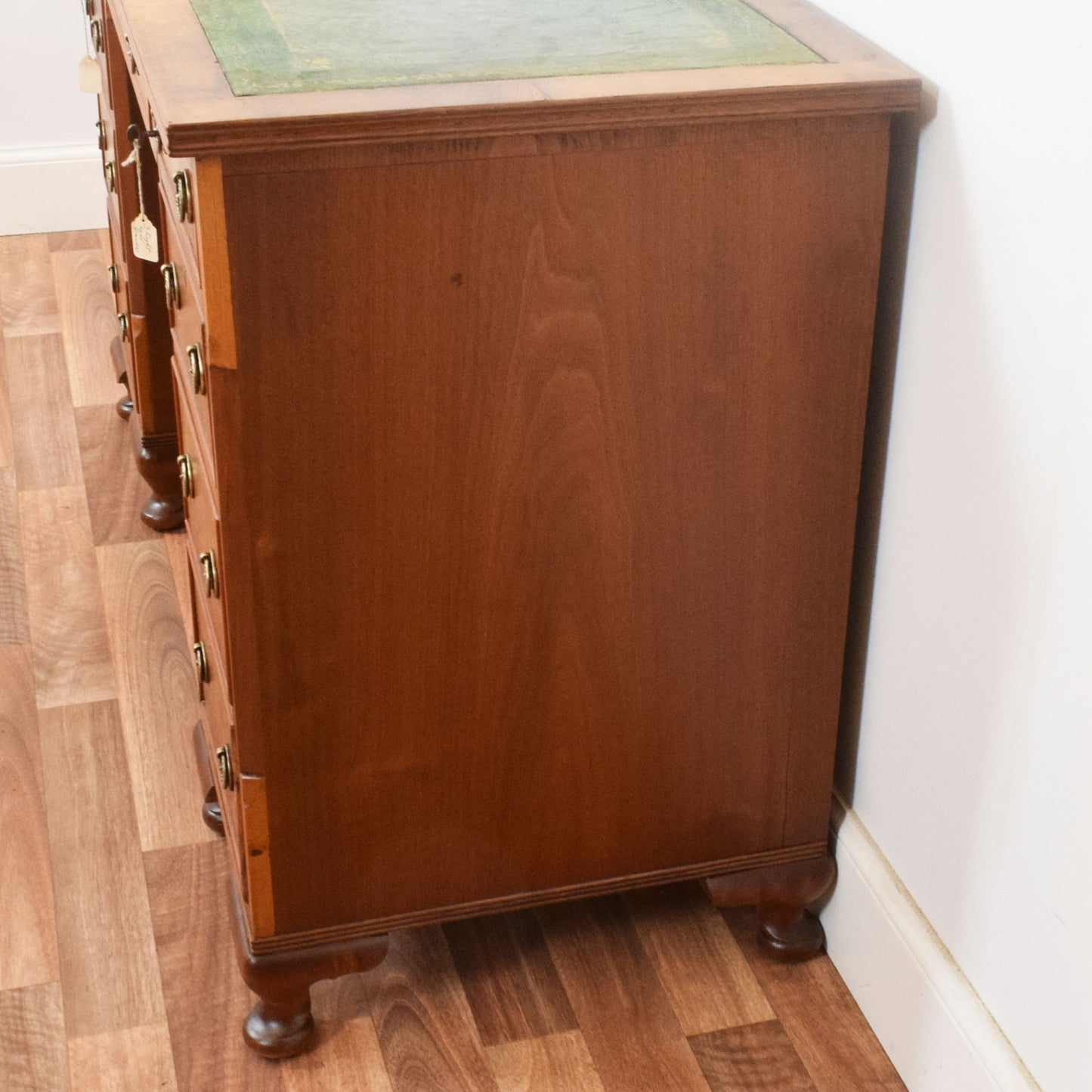 Leather Top Pedestal Desk