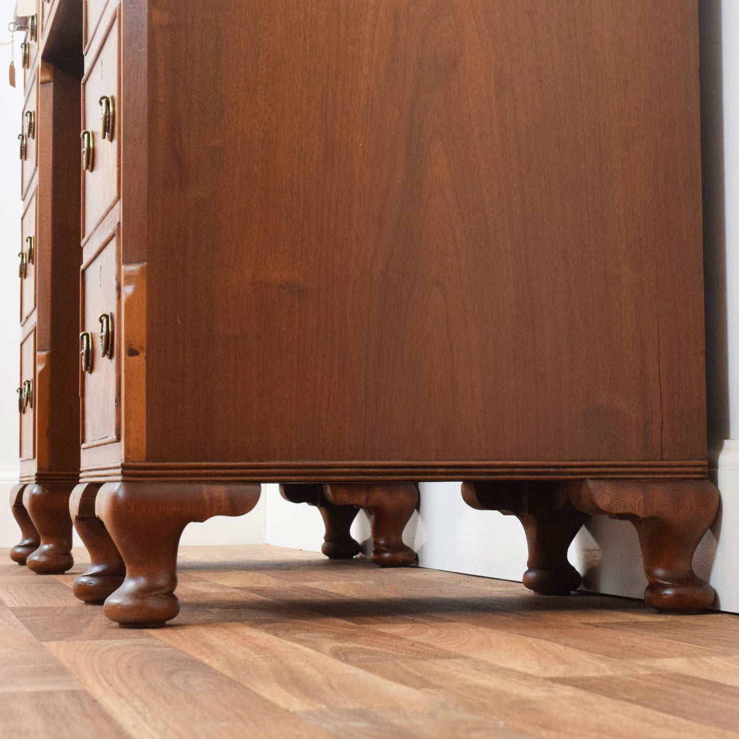 Leather Top Pedestal Desk