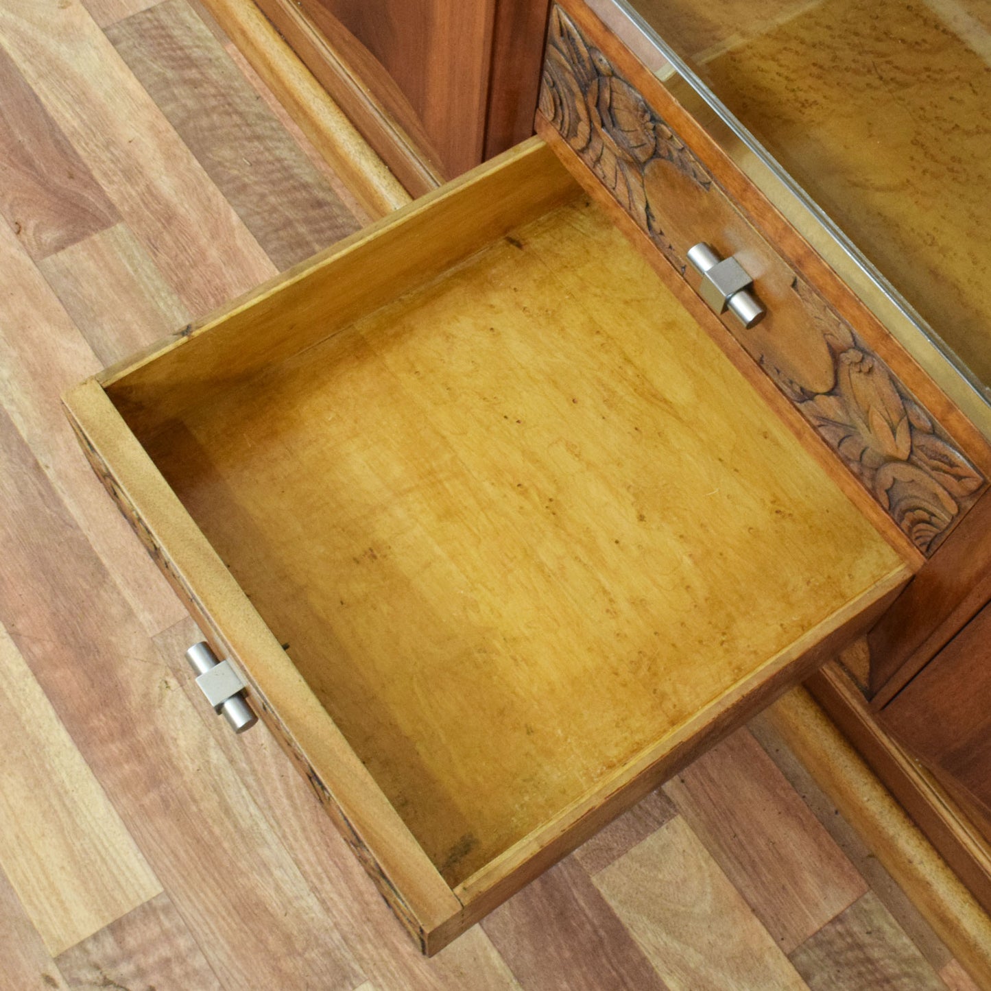 Walnut 1930's Art Deco Cocktail Sideboard