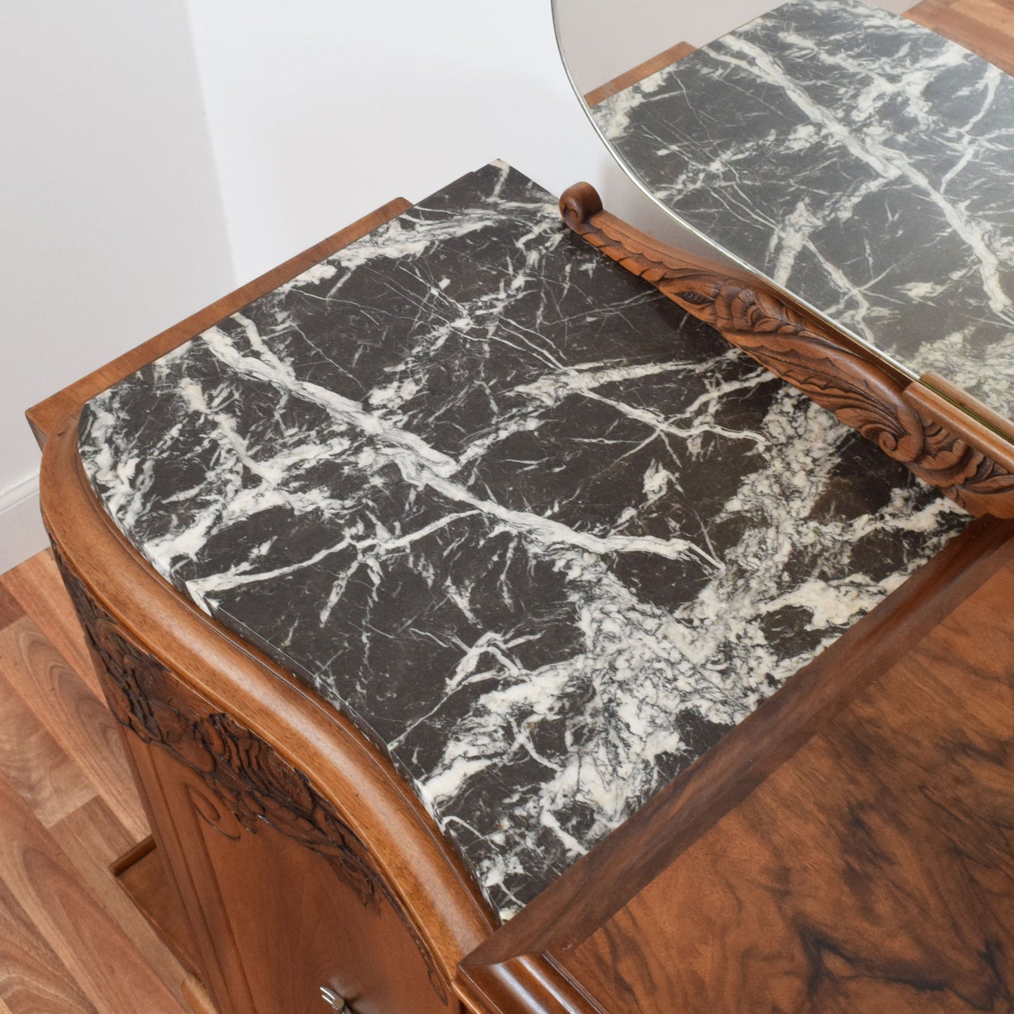 Walnut 1930's Art Deco Cocktail Sideboard