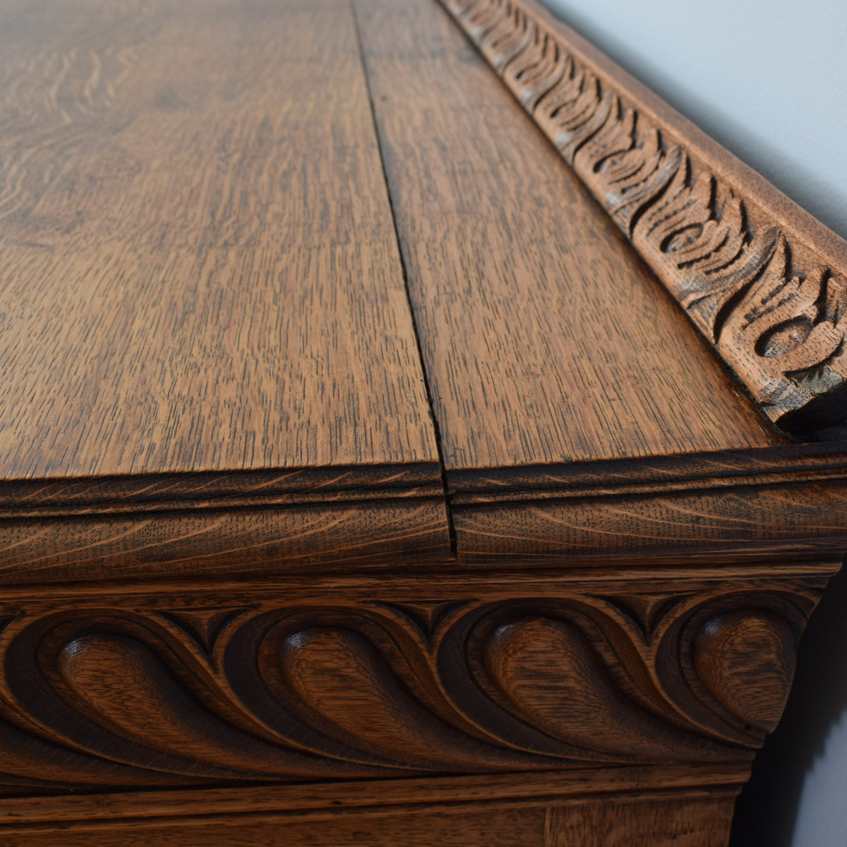 Carved Oak Sideboard