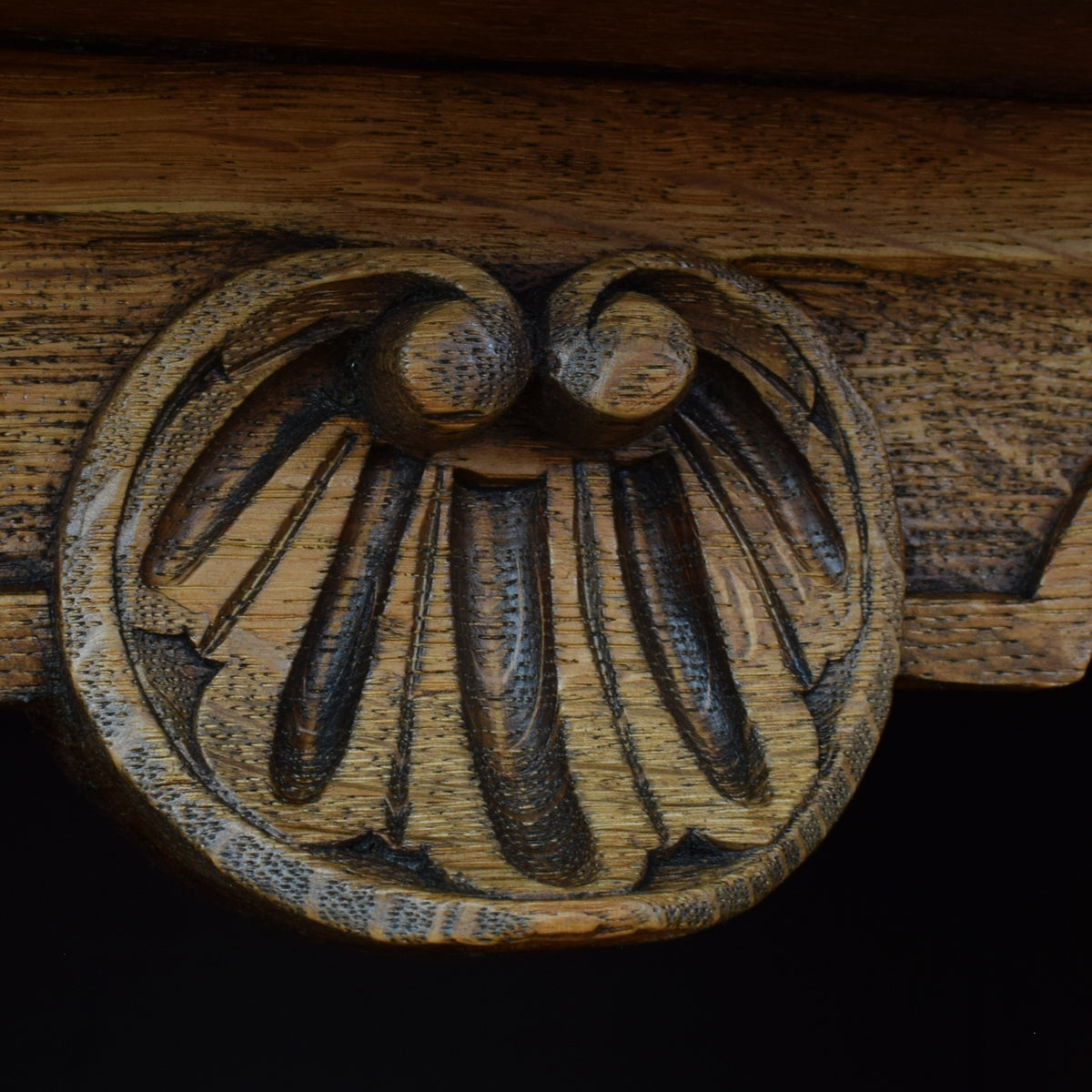 Carved Oak Sideboard