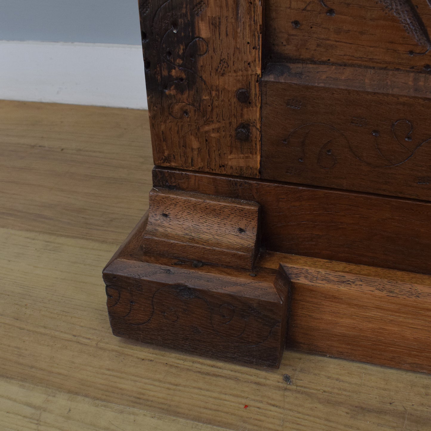 Antique Oak Carved Sideboard