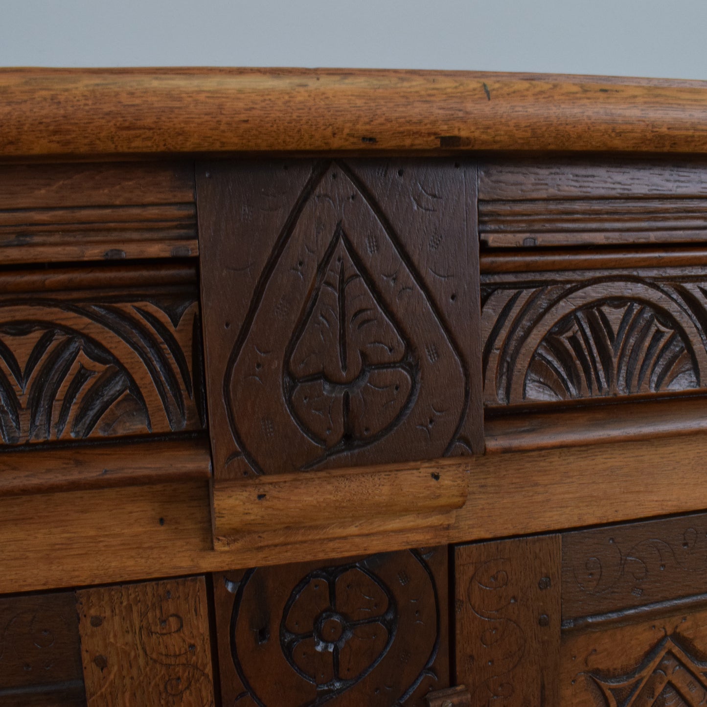 Antique Oak Carved Sideboard