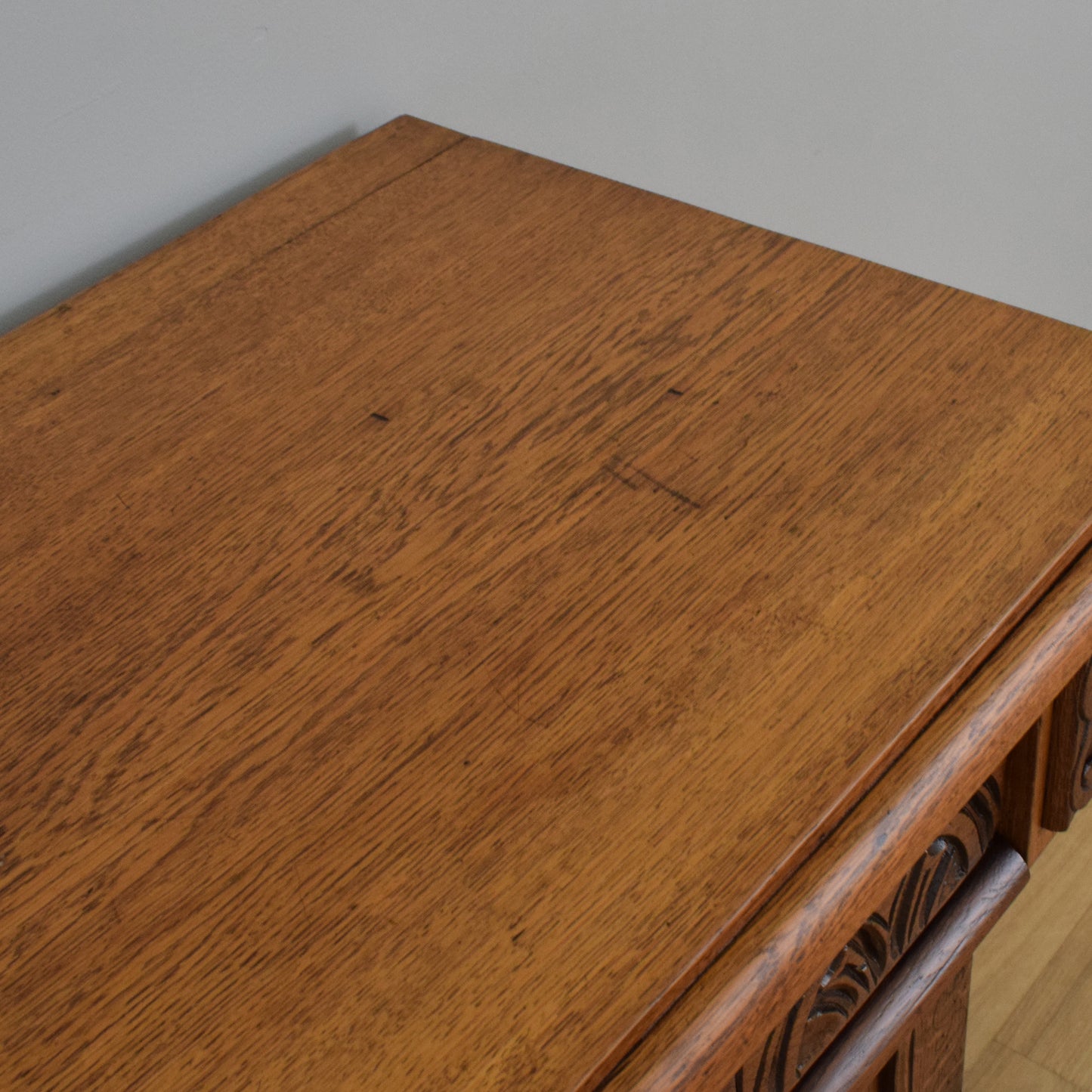 Antique Oak Carved Sideboard