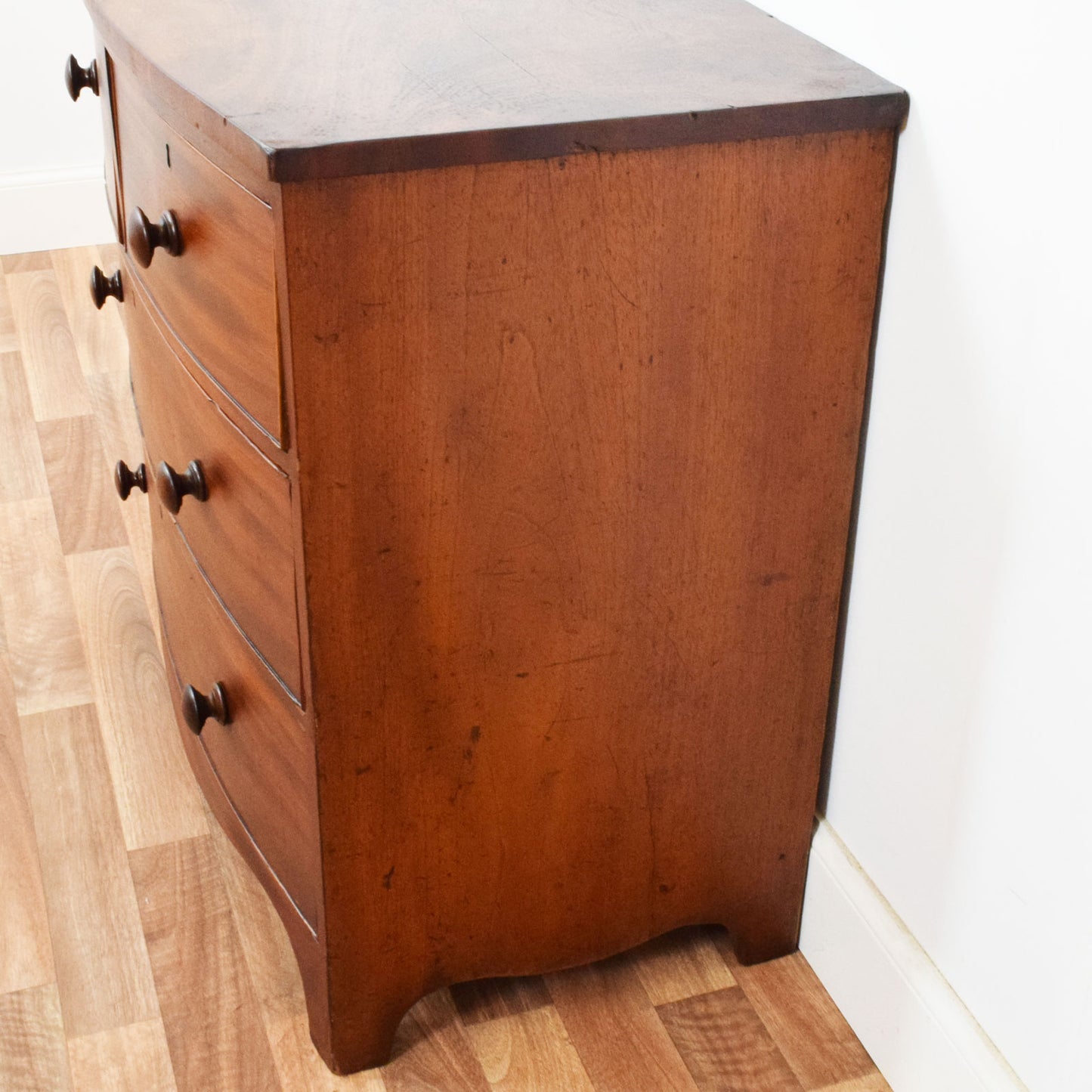 Rustic Mahogany Chest of Drawers