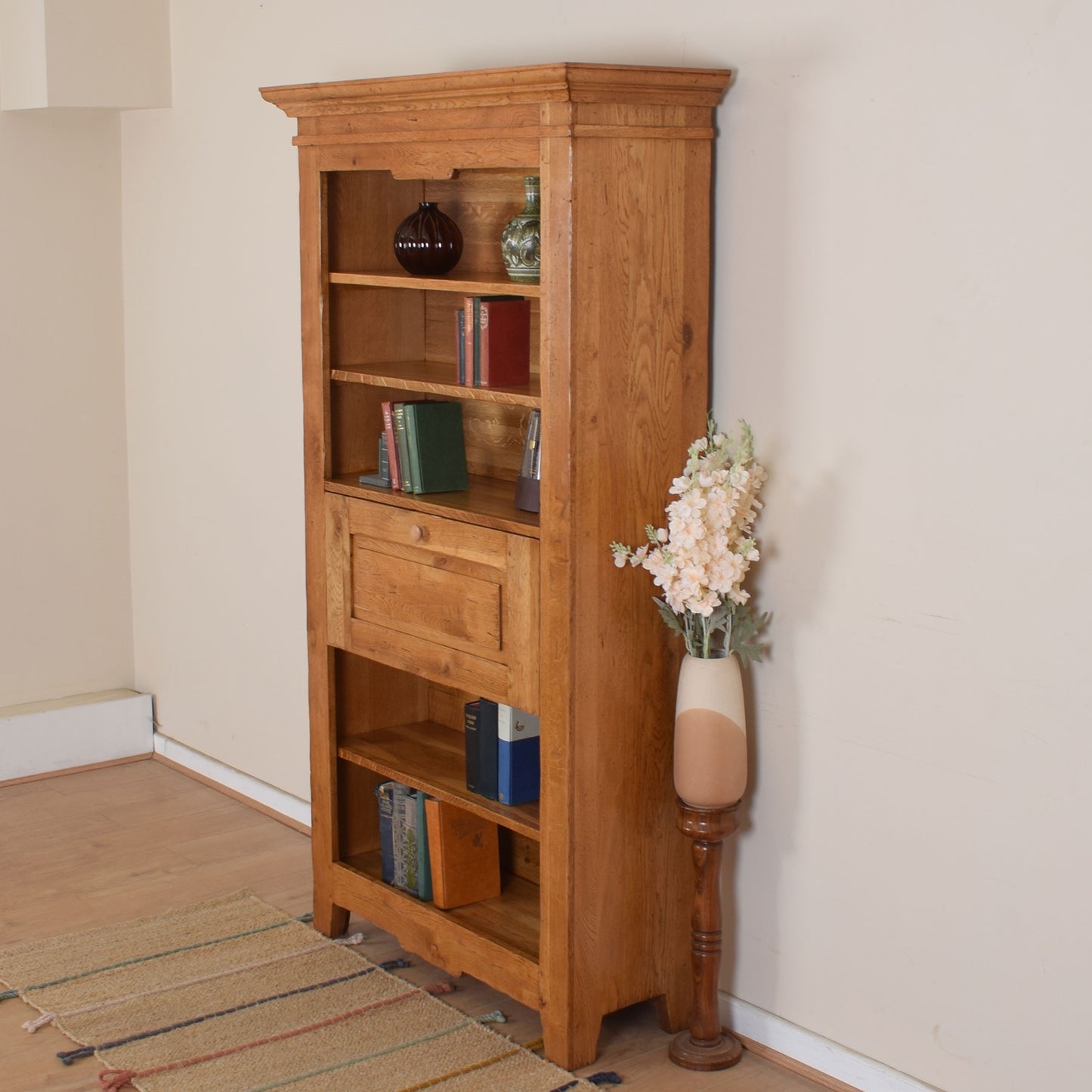 Solid Oak Bookcase