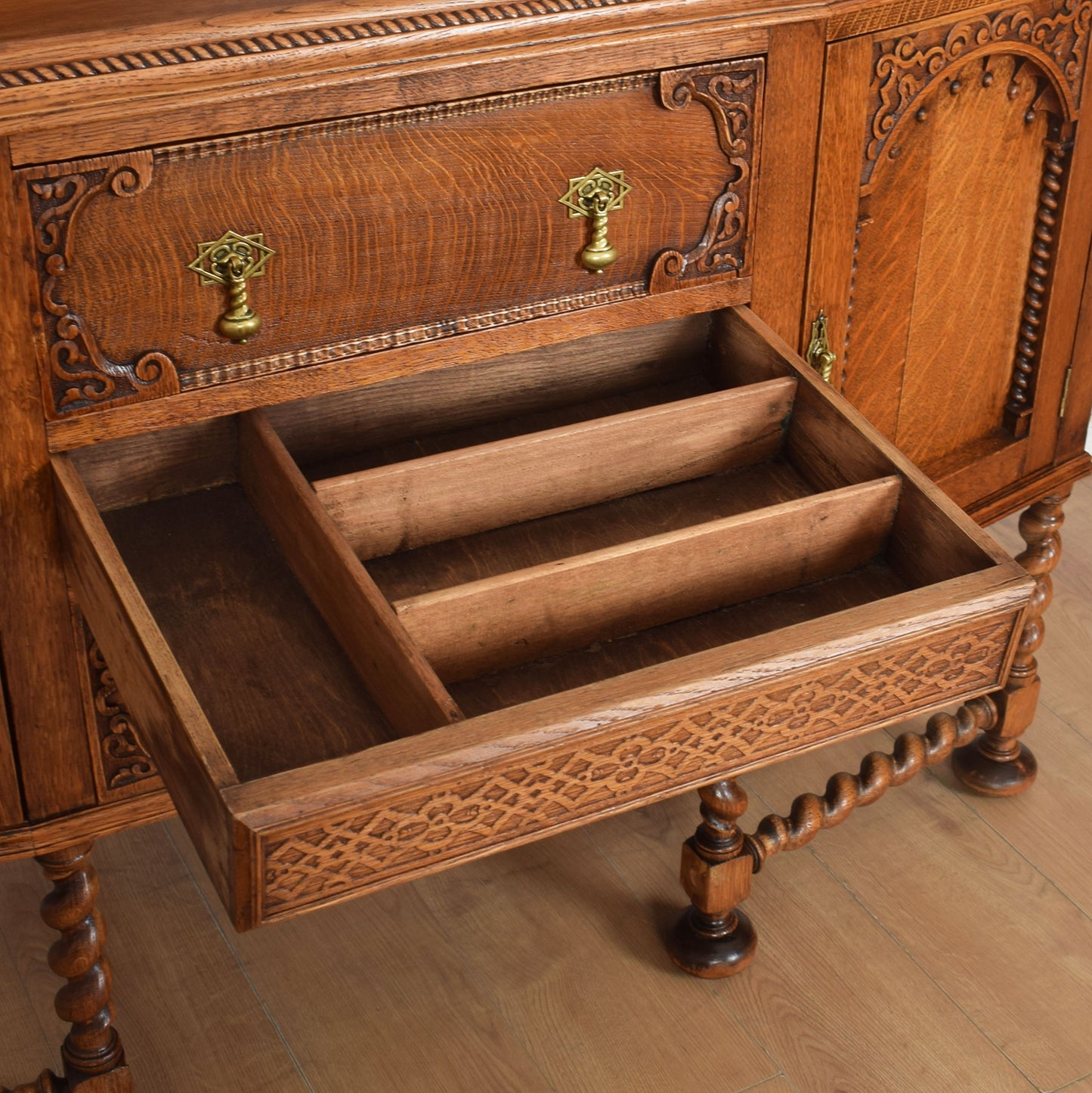 Vintage Barley Twist Sideboard