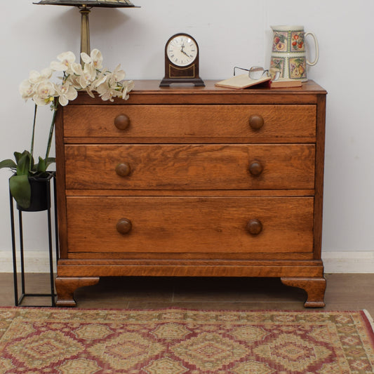 Restored Oak Chest of Drawers