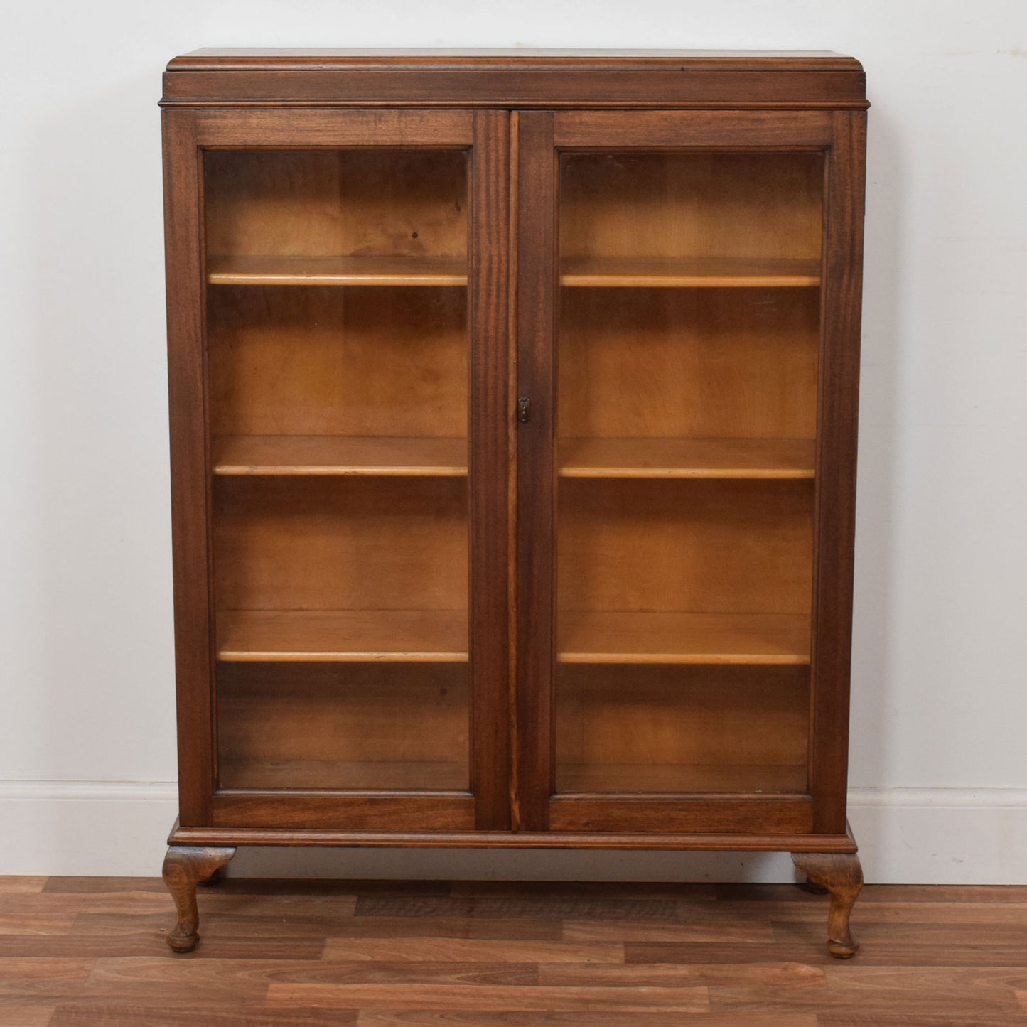 Glazed Mahogany Bookcase