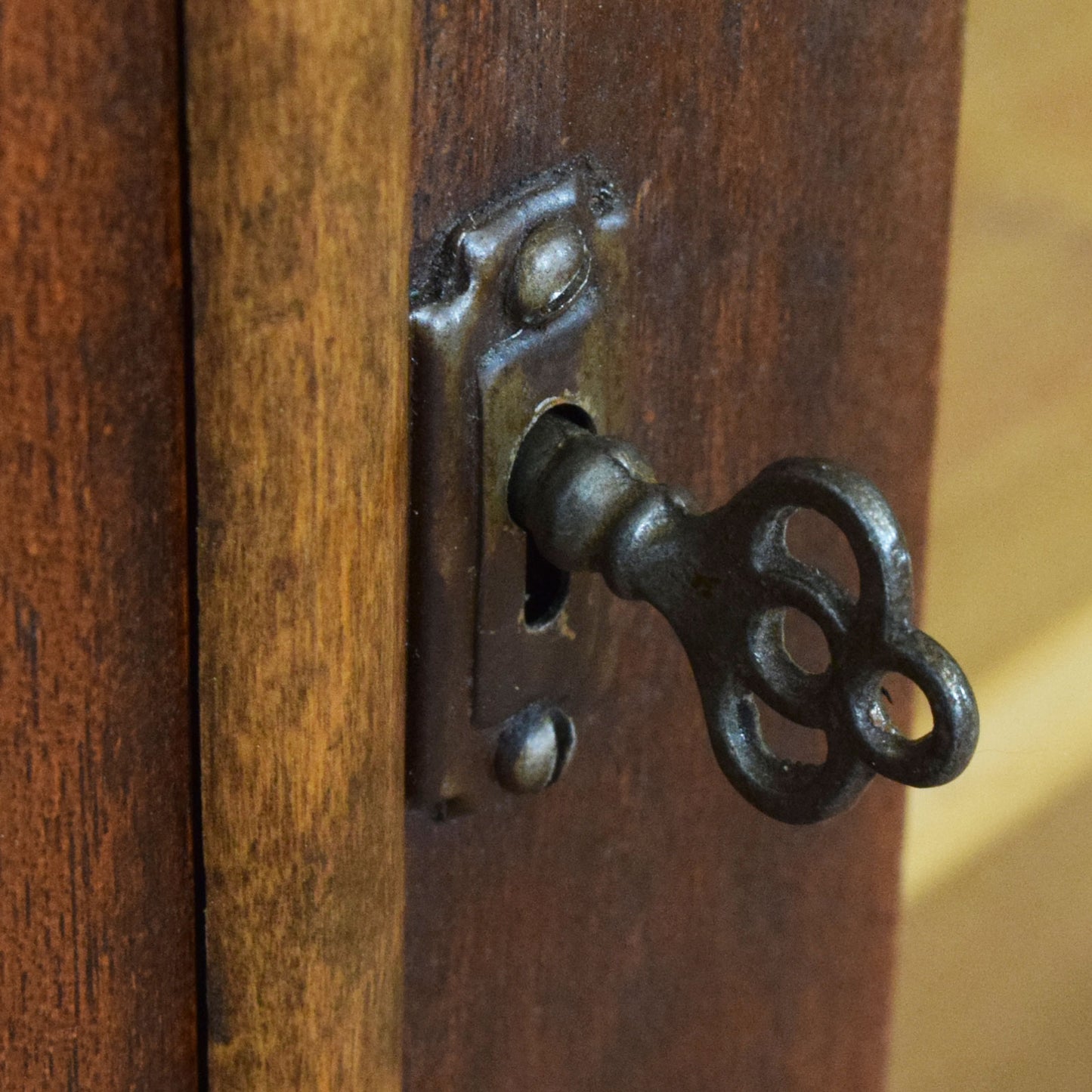 Glazed Mahogany Bookcase