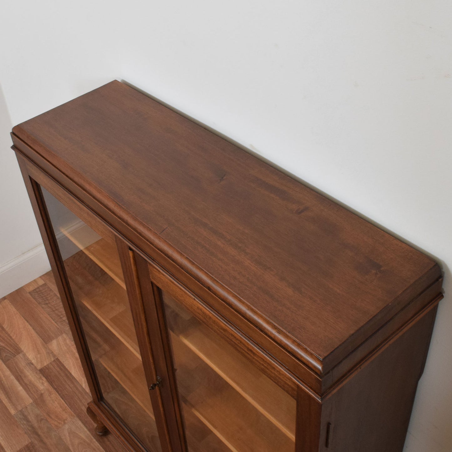 Glazed Mahogany Bookcase