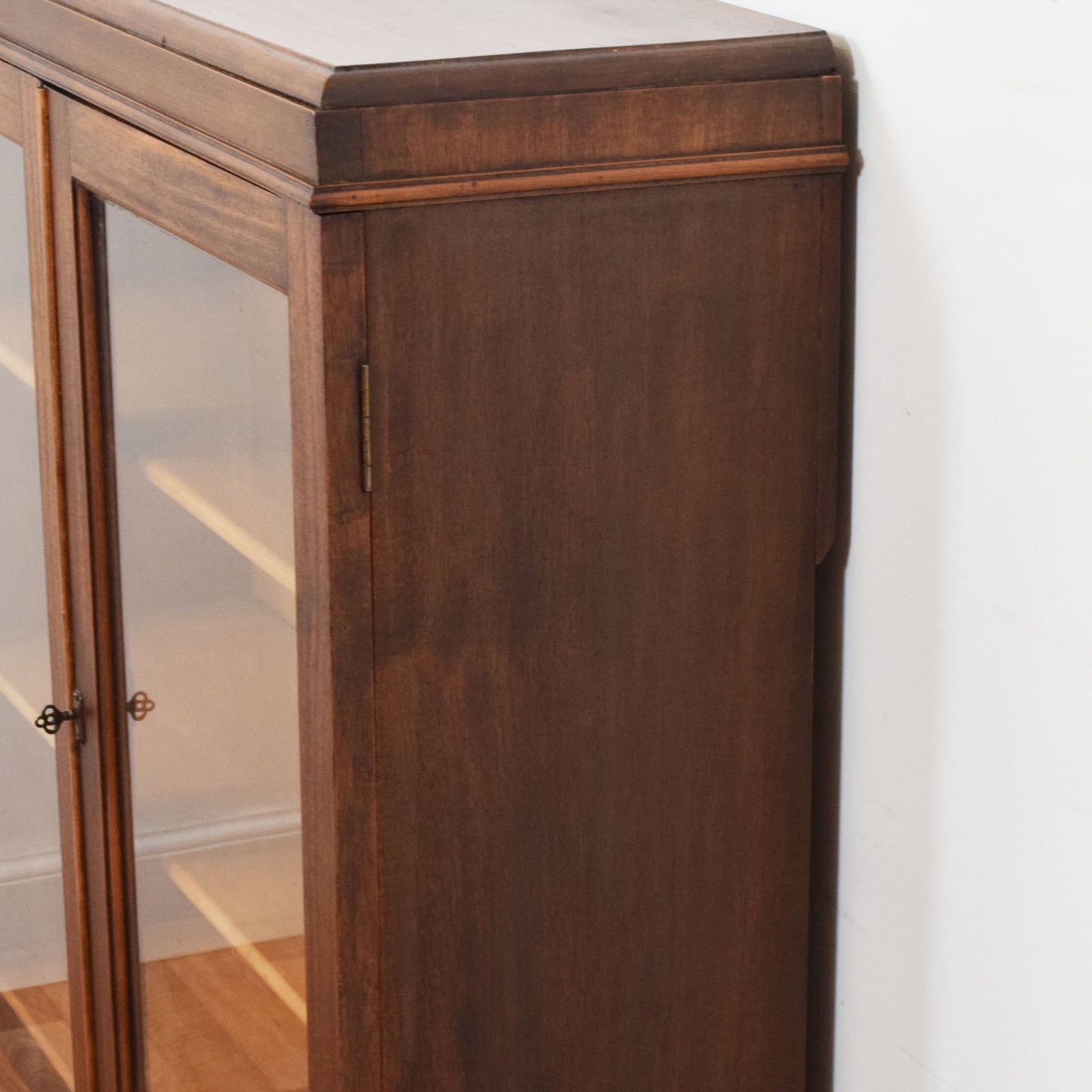 Glazed Mahogany Bookcase