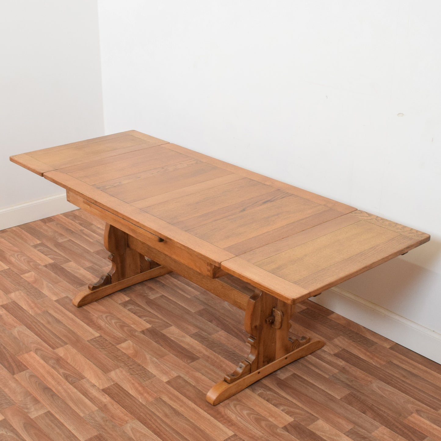 Draw Leaf Table and Six Chairs