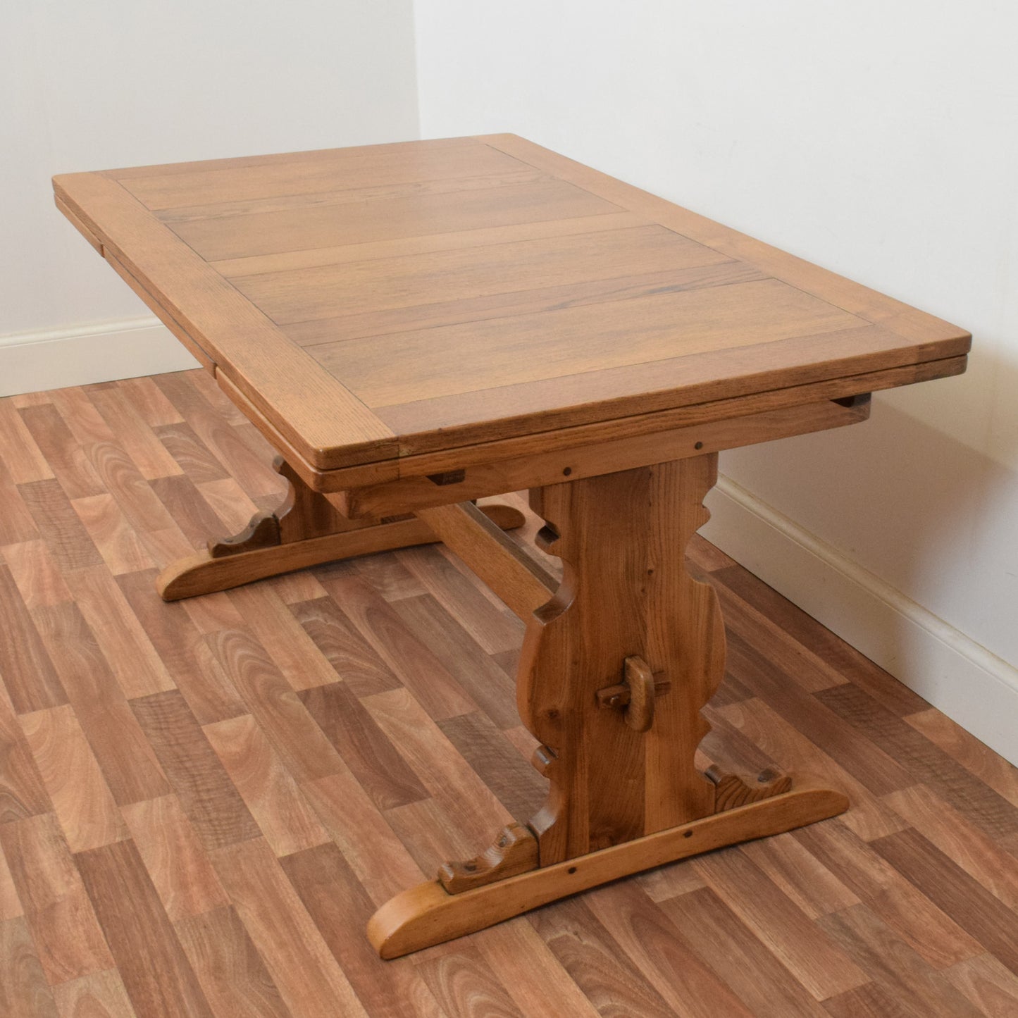 Draw Leaf Table and Six Chairs