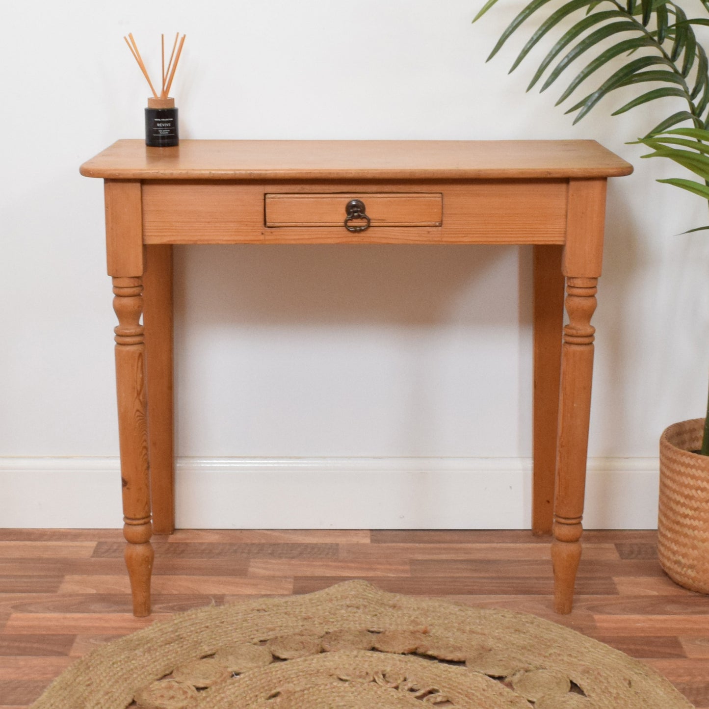 Rustic Pine Console Table