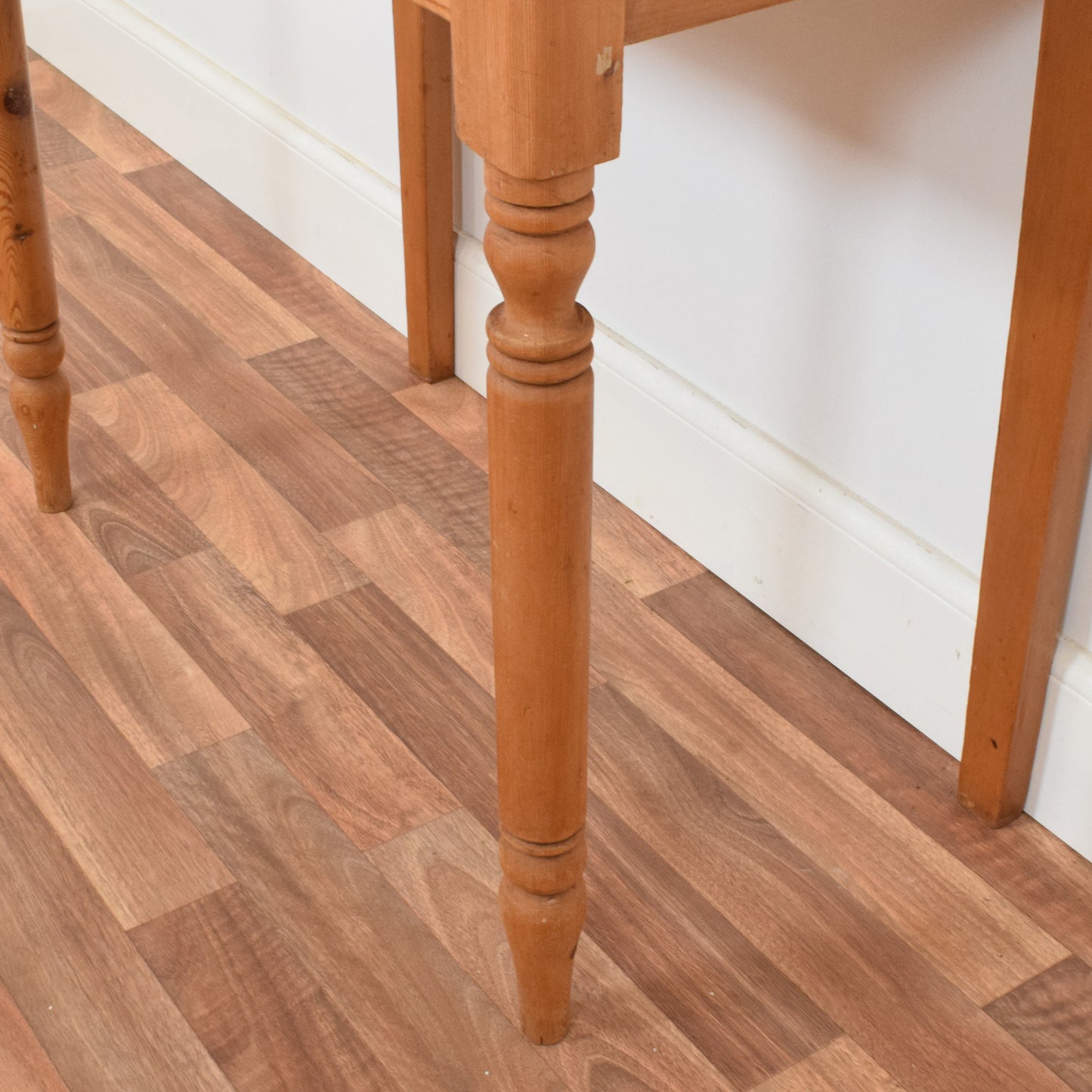 Rustic Pine Console Table