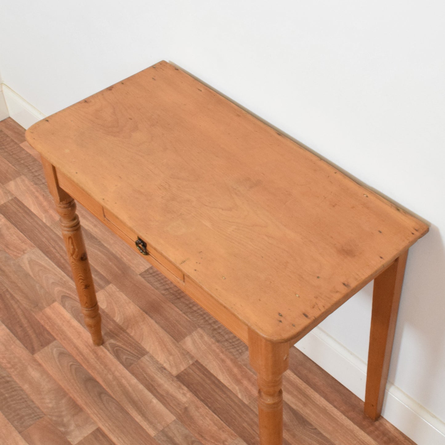 Rustic Pine Console Table