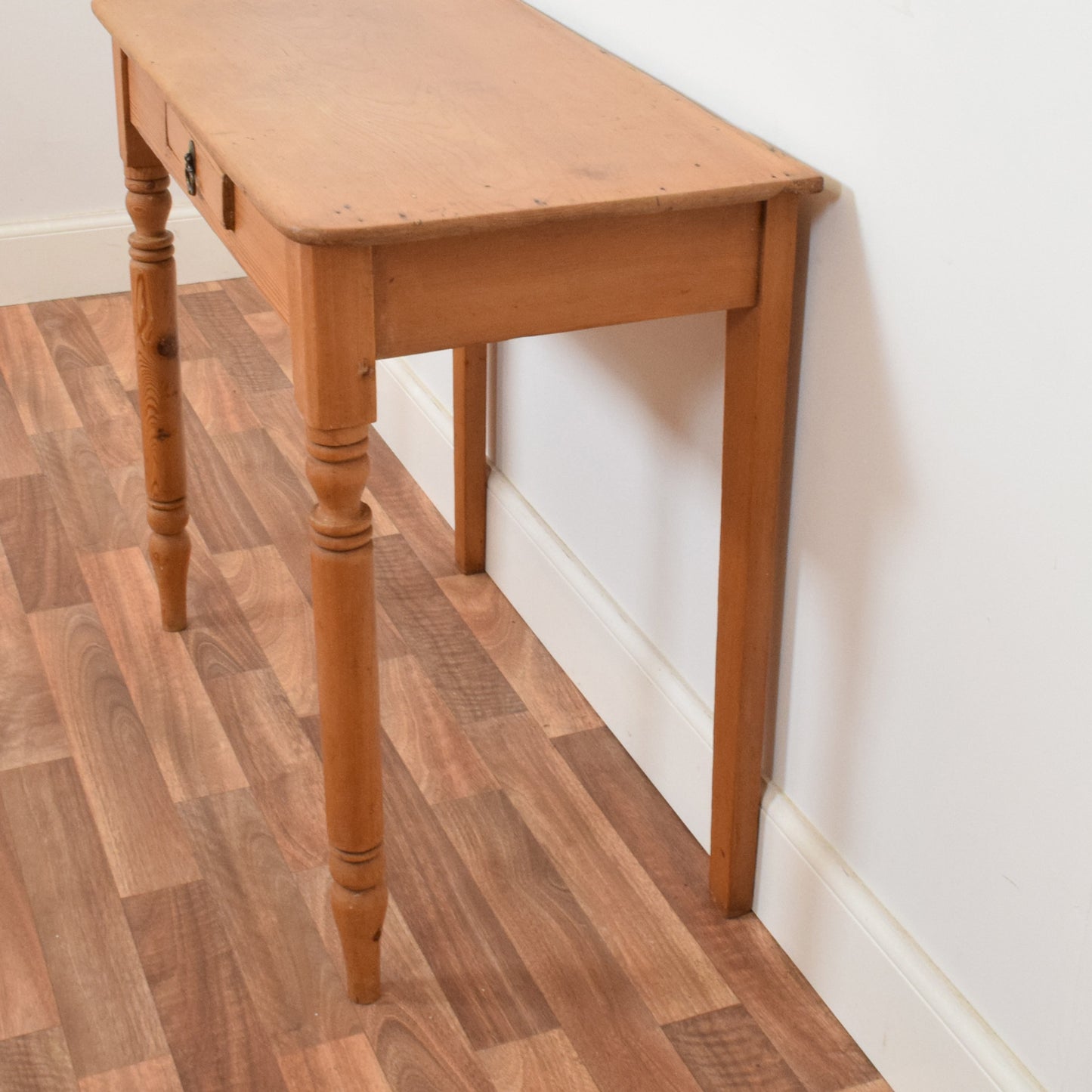 Rustic Pine Console Table