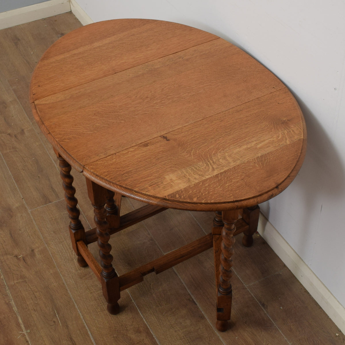 Barley-Twist Drop Leaf Table